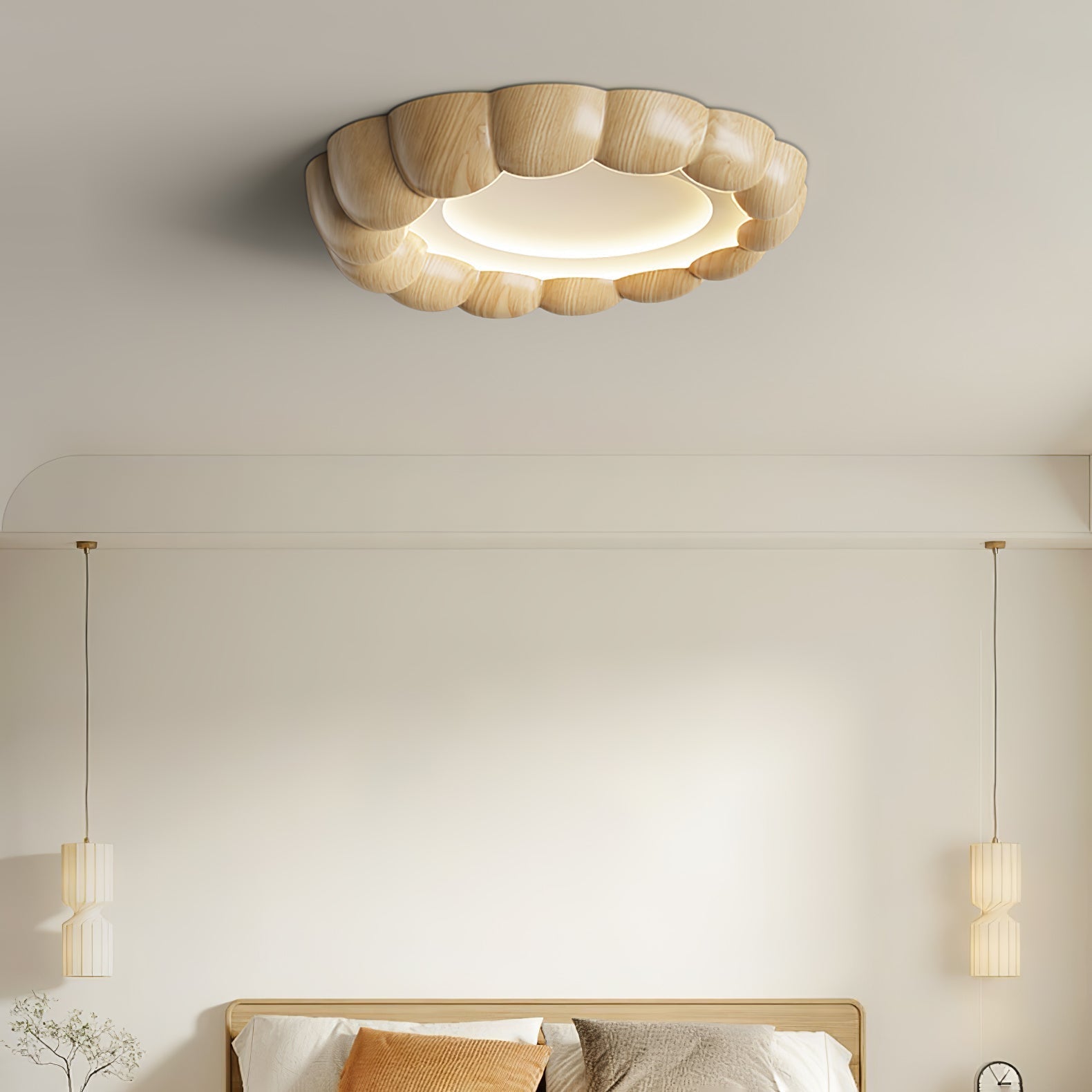 Eraeiel Traditional Elegance Ripple Ceiling Lamp - Letslighting