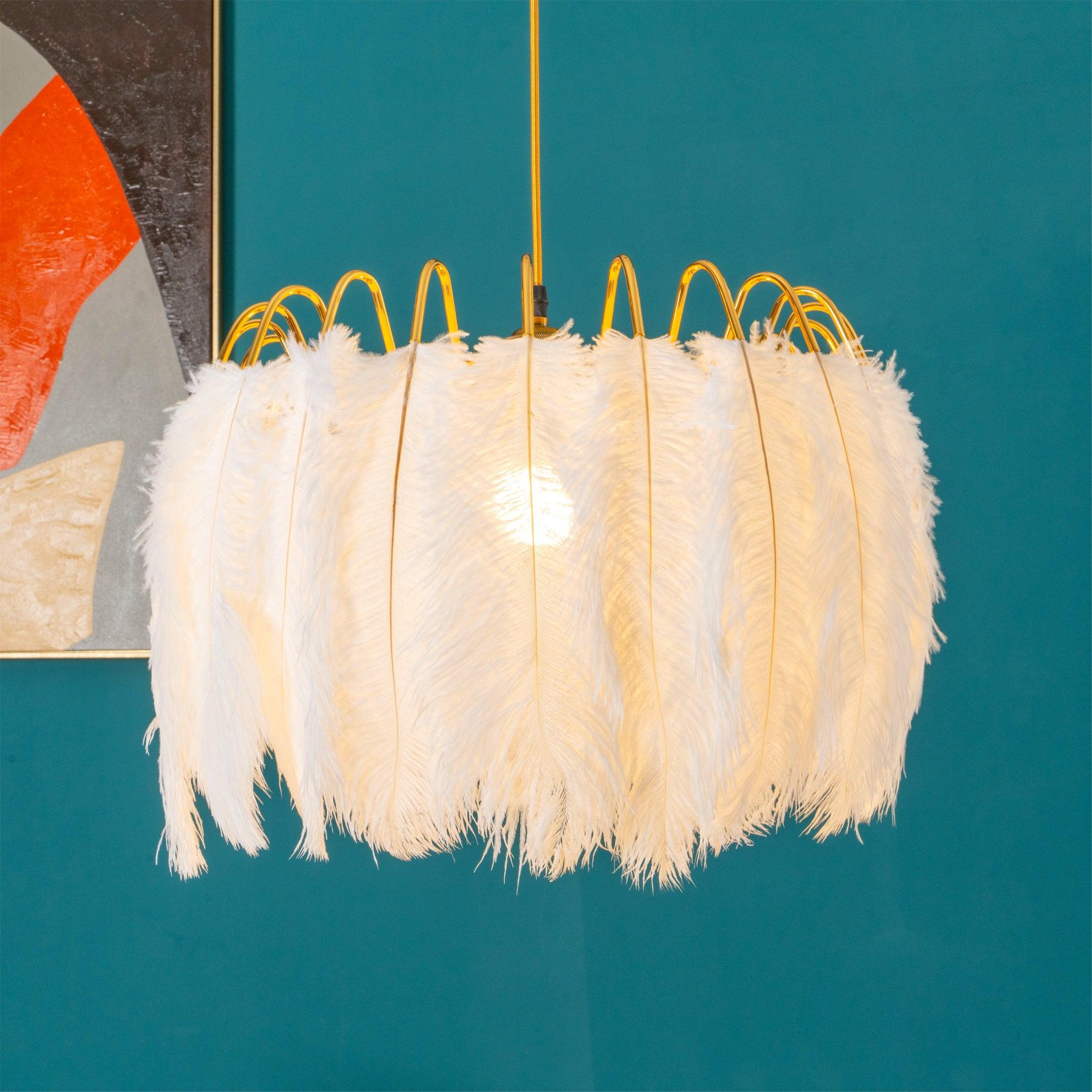 Imarisra Postmodern Luxury Feather Pendant Lamp - Letslighting