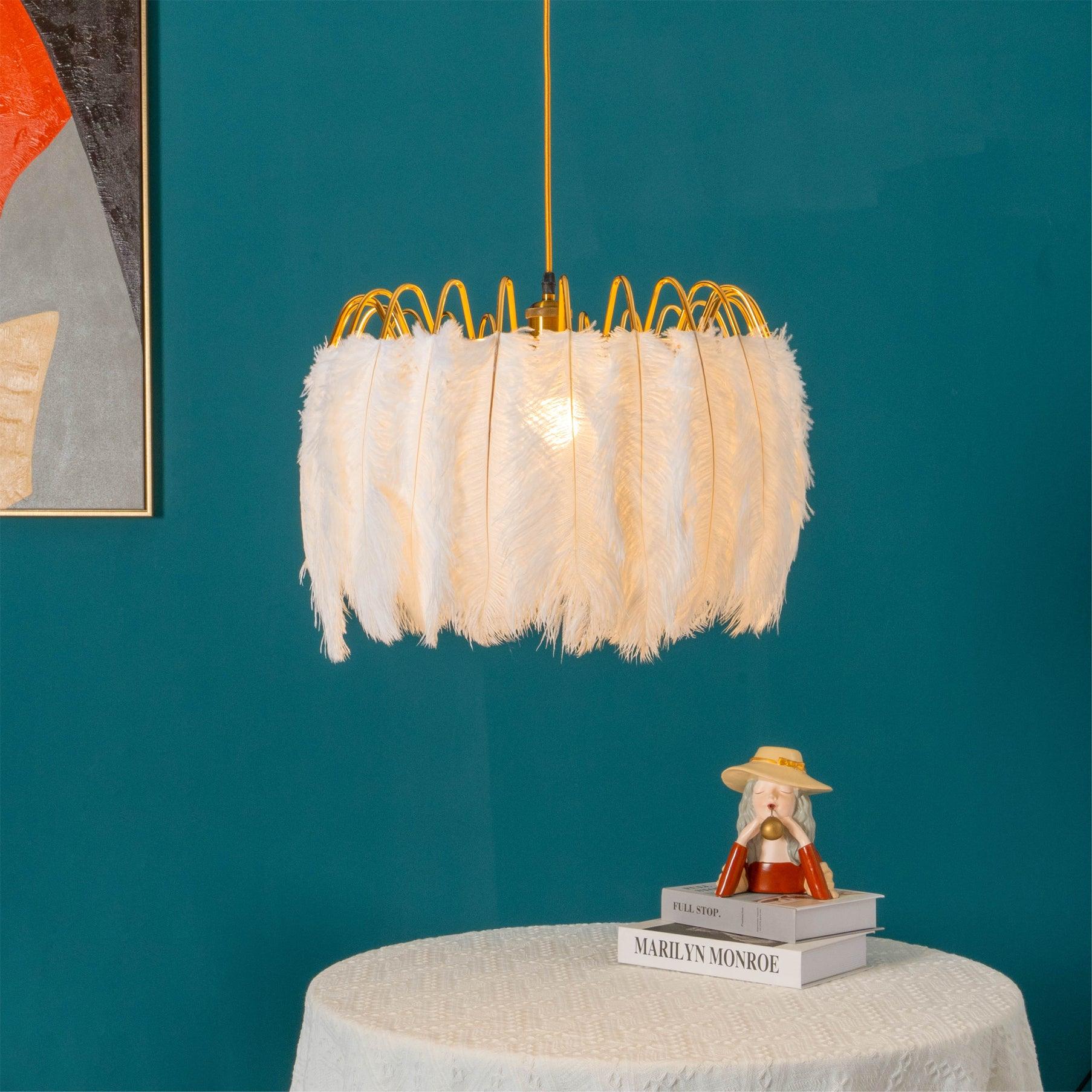 Imarisra Postmodern Luxury Feather Pendant Lamp - Letslighting