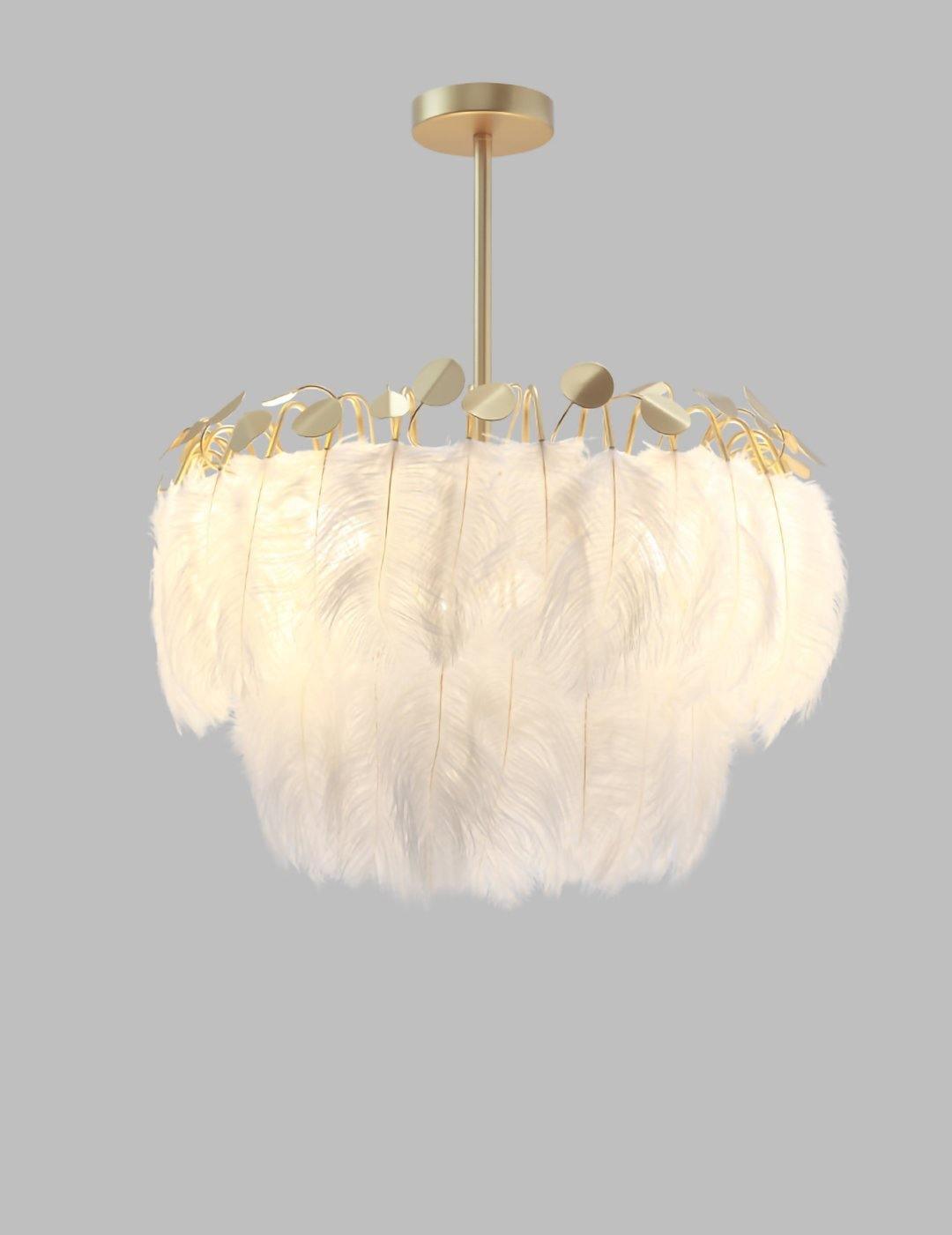 Imarisra Postmodern Luxury Feather Pendant Lamp - Letslighting