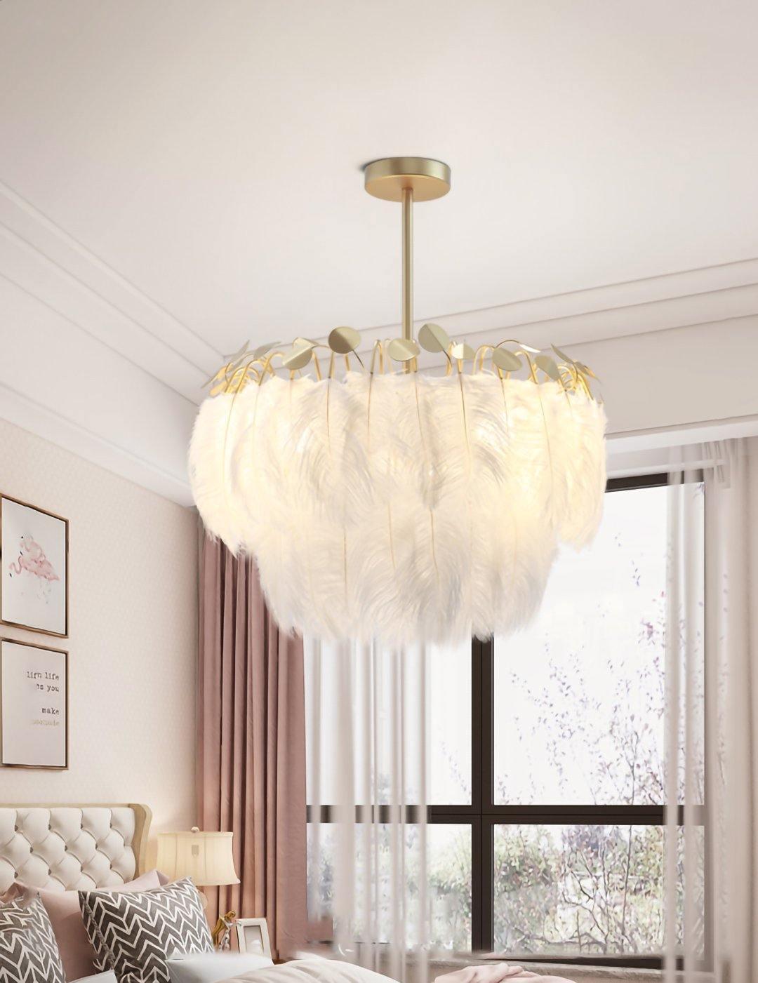 Imarisra Postmodern Luxury Feather Pendant Lamp - Letslighting