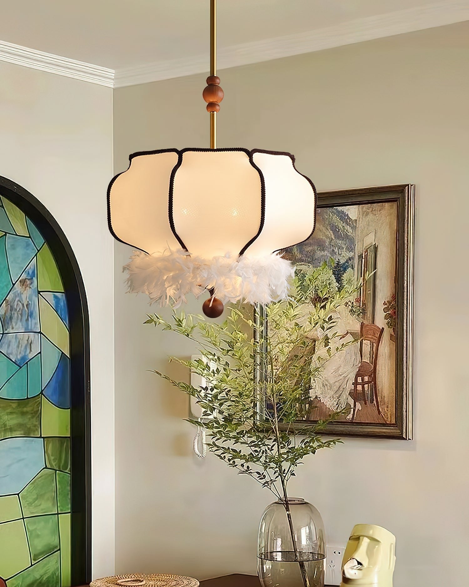 Grace Luxury Fabric Pendant Light - Letslighting