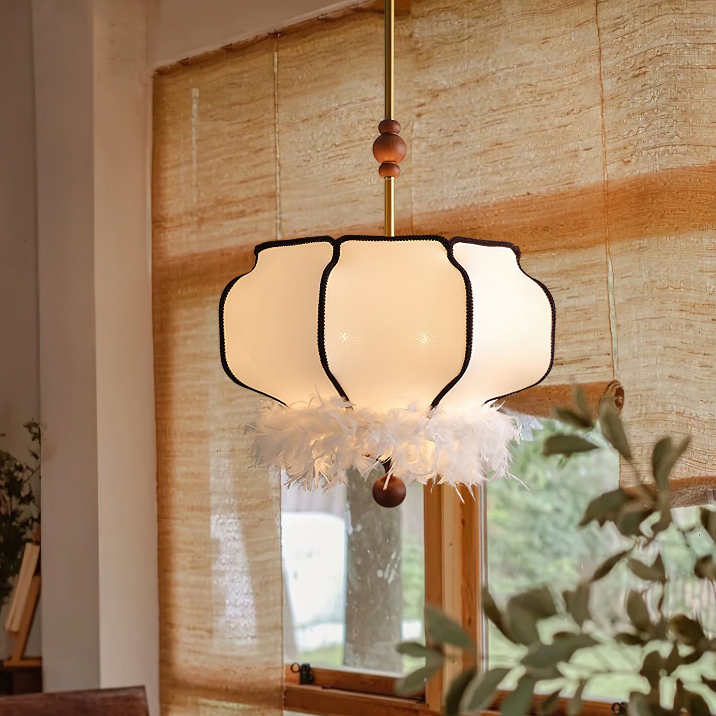 Grace Luxury Fabric Pendant Light - Letslighting