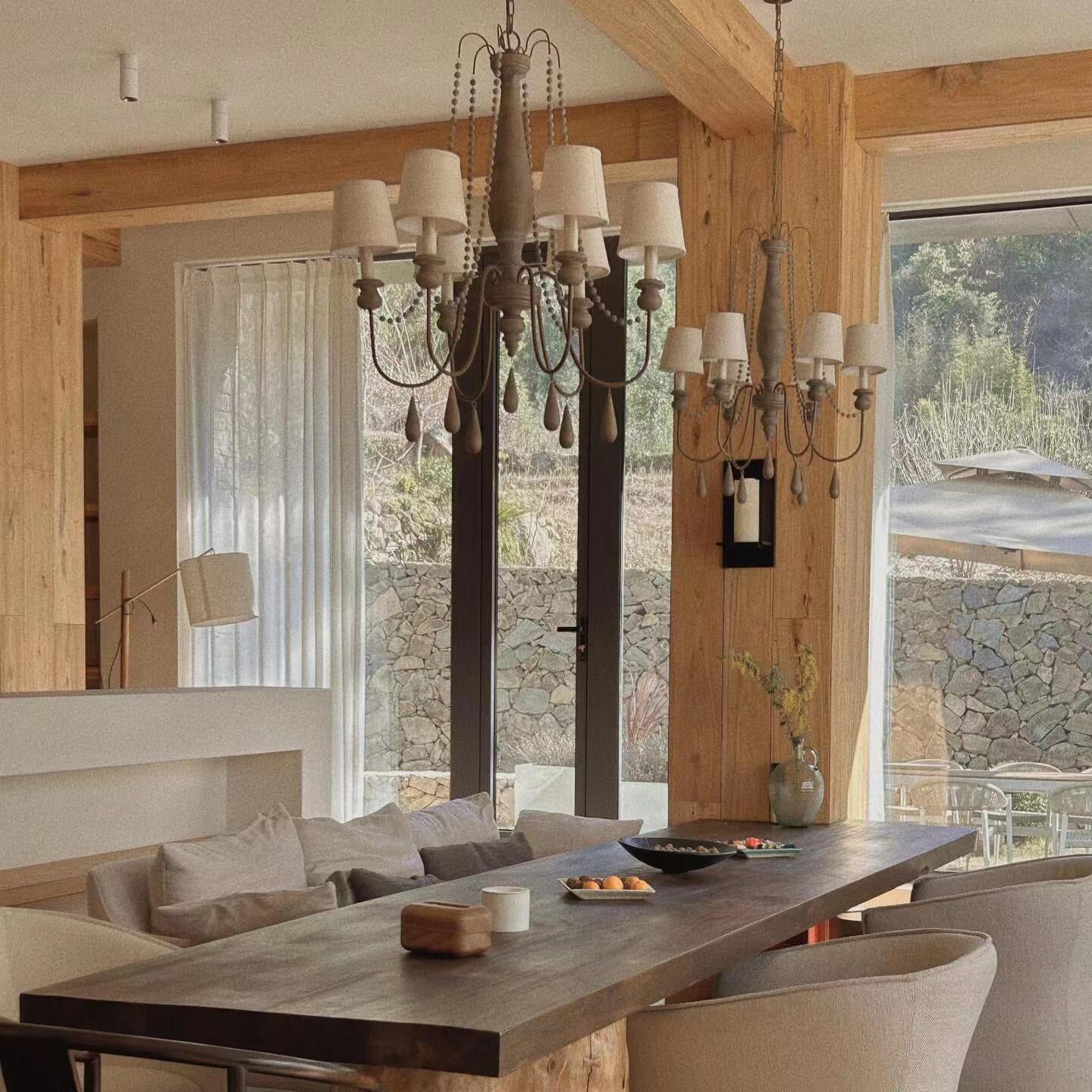 Arshaor Postmodern Luxury Wooden Chandelier - Letslighting