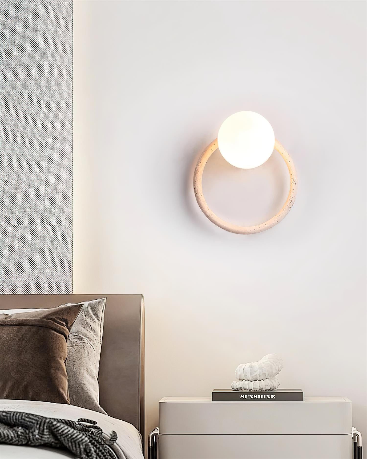 Geylo Travertine Wing Wall Light - Letslighting
