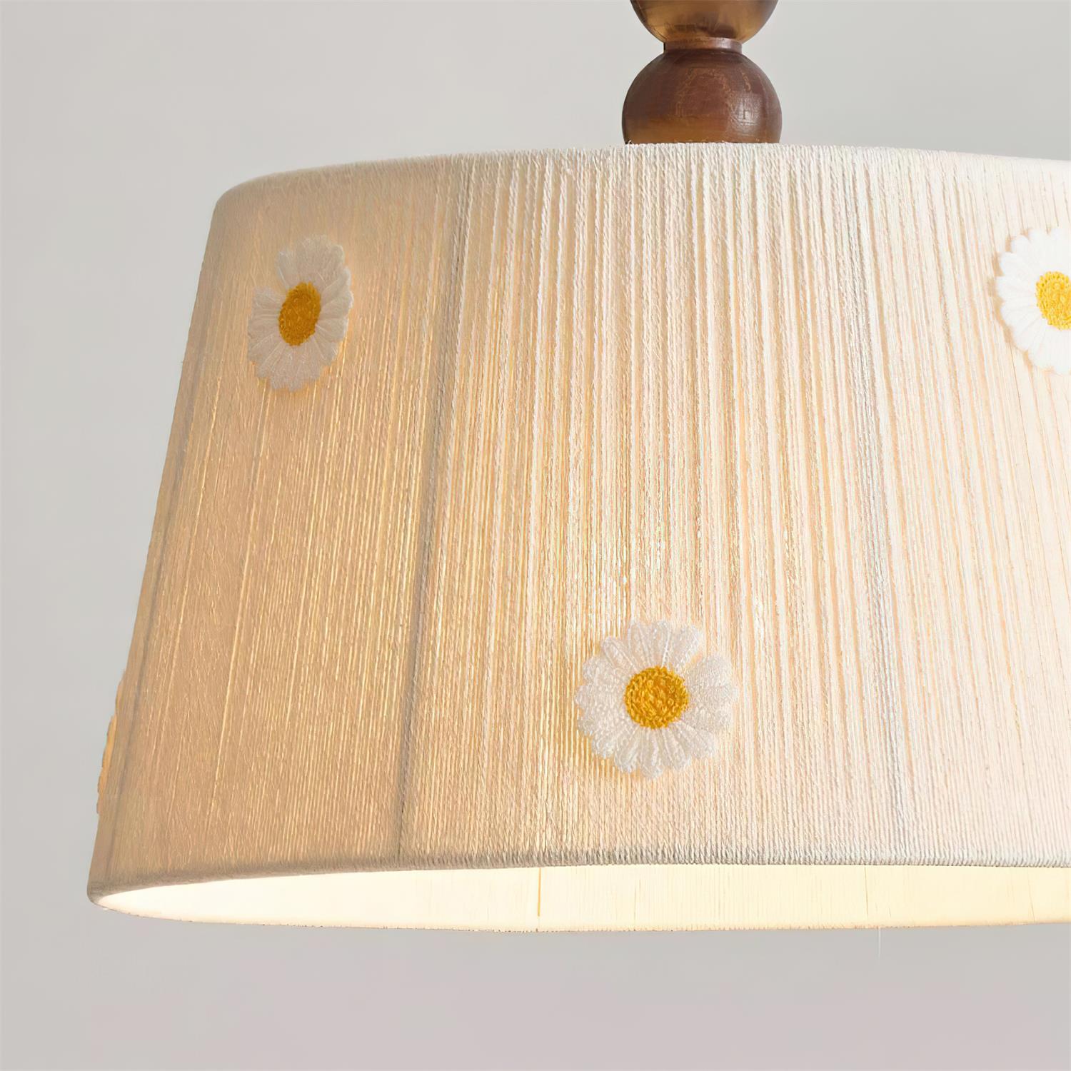 Felipe Flower Pendant Lamp Embroidered Daisy - Letslighting