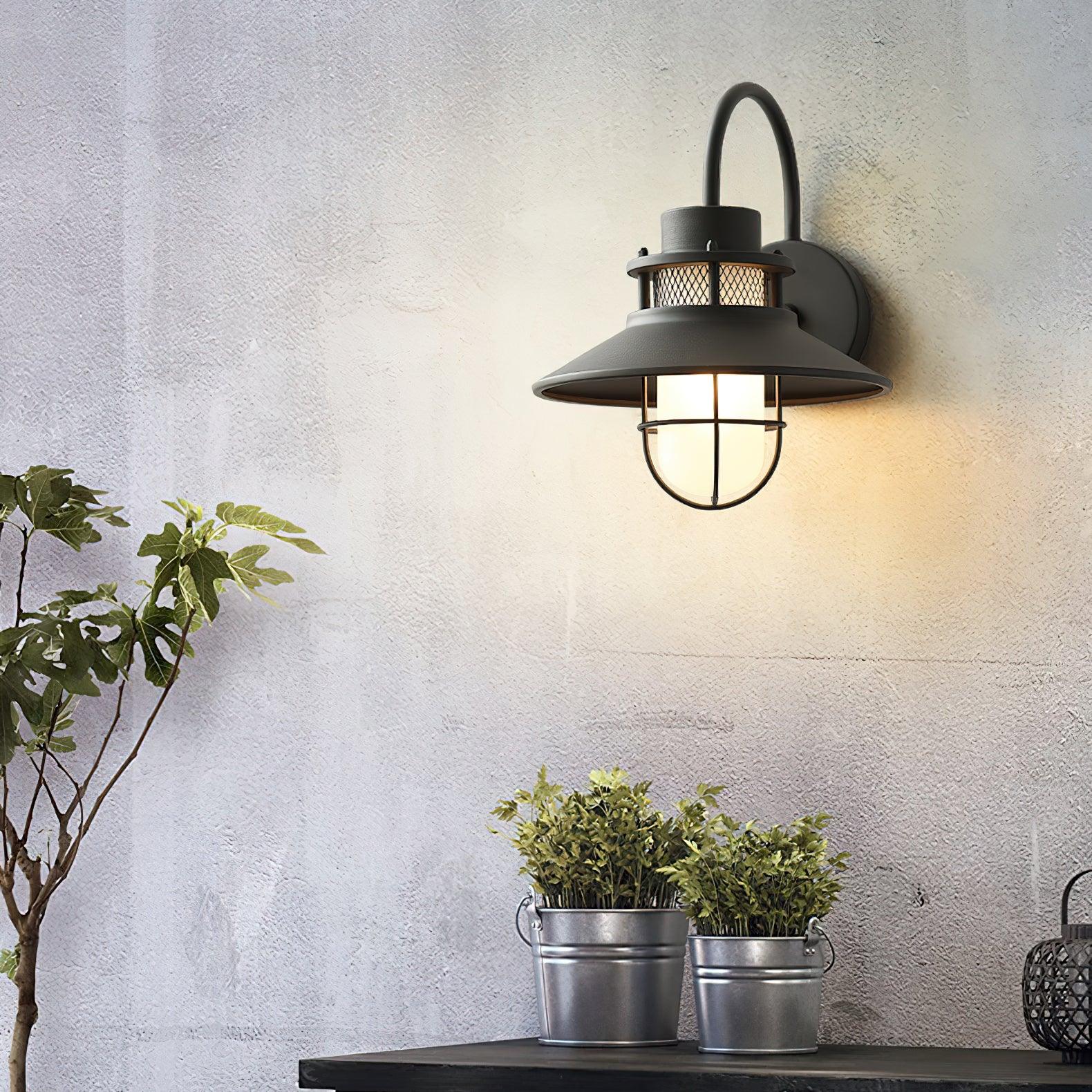 Ceraeion Unique Vintage Glass Outdoor Wall Lamp - Letslighting