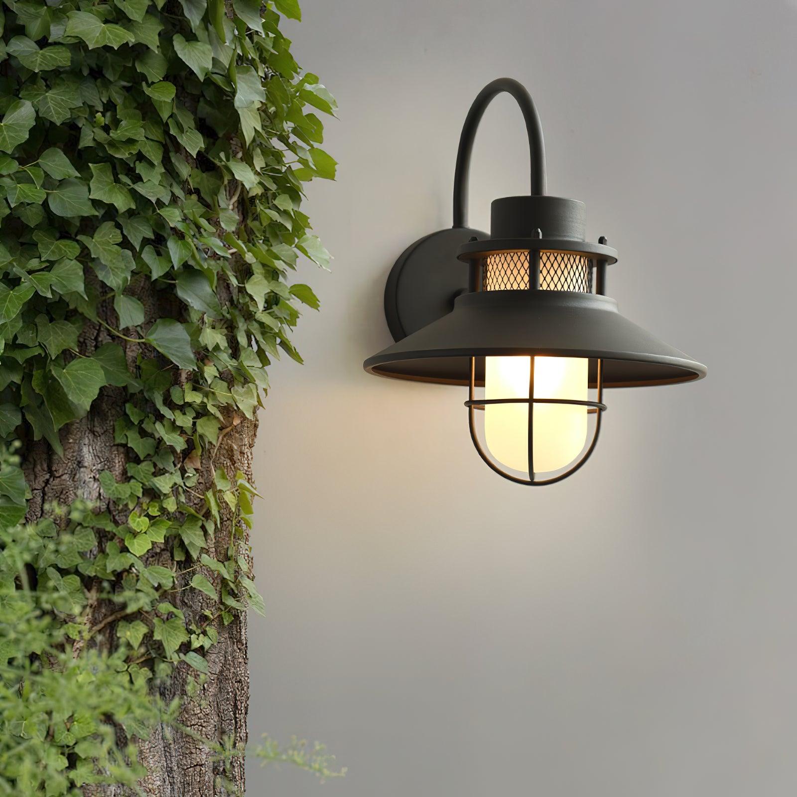 Ceraeion Unique Vintage Glass Outdoor Wall Lamp - Letslighting