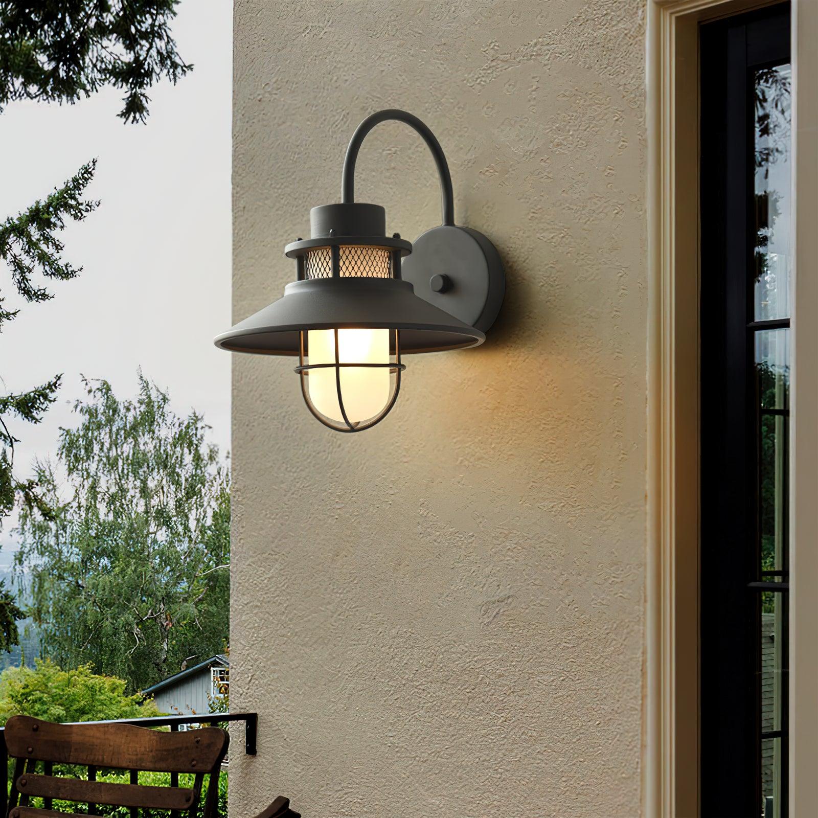 Ceraeion Unique Vintage Glass Outdoor Wall Lamp - Letslighting