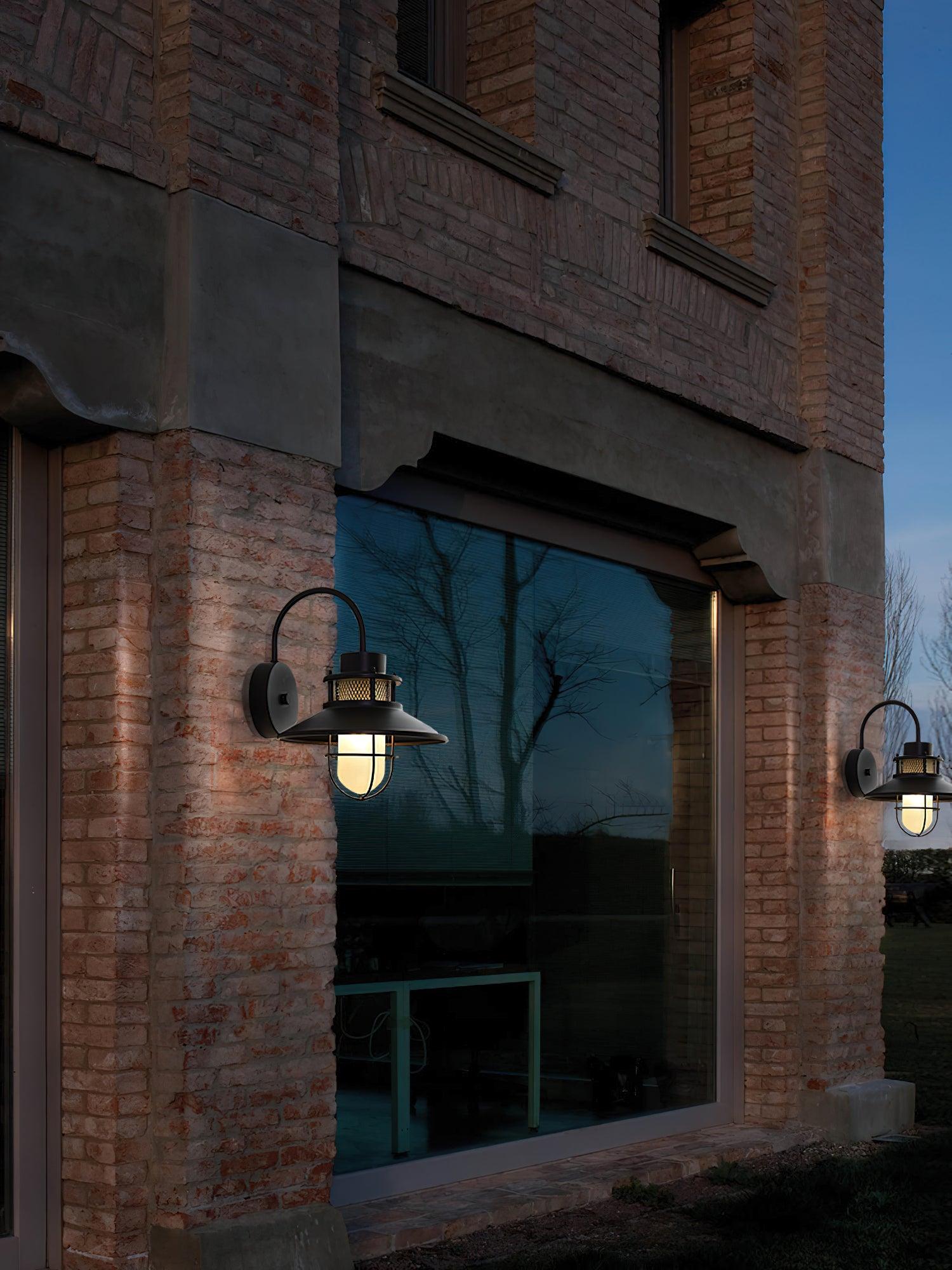 Ceraeion Unique Vintage Glass Outdoor Wall Lamp - Letslighting