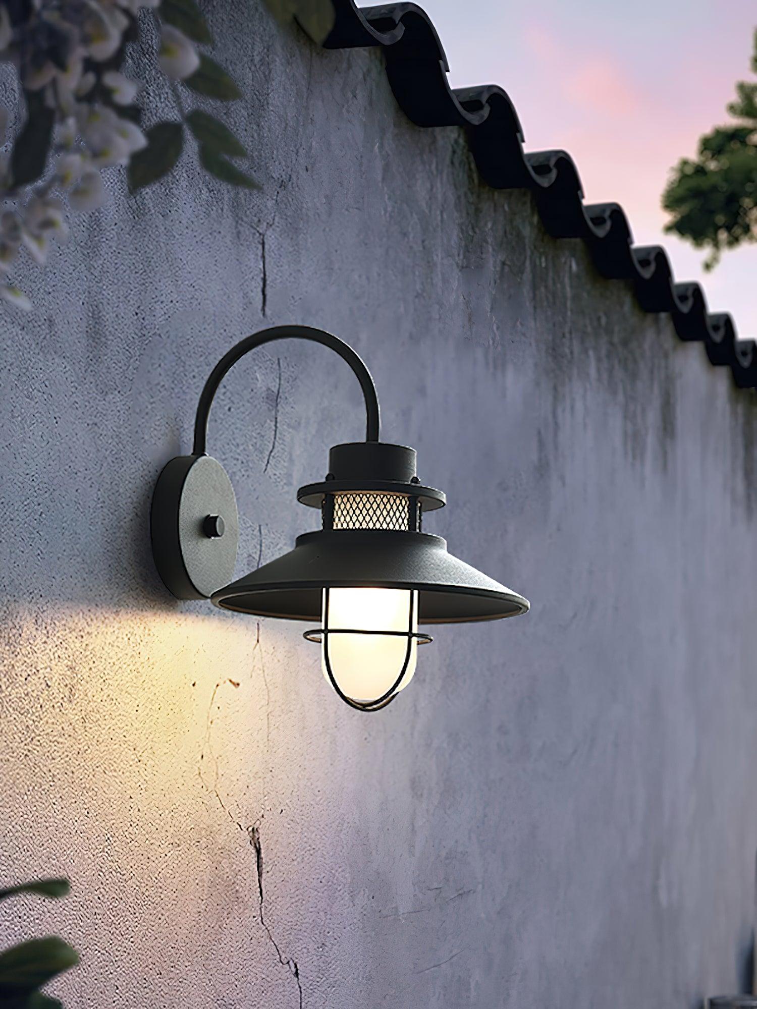 Ceraeion Unique Vintage Glass Outdoor Wall Lamp - Letslighting