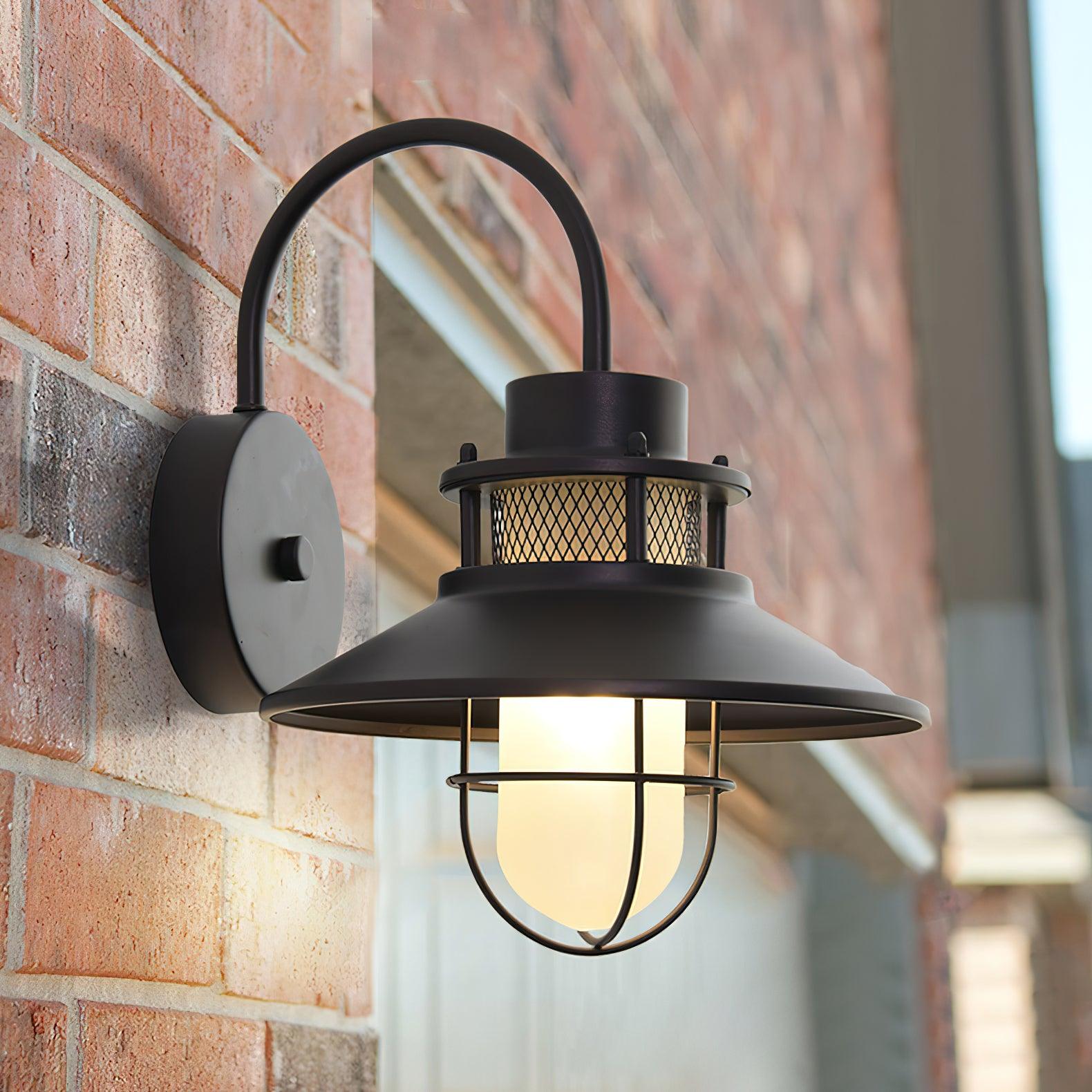 Ceraeion Unique Vintage Glass Outdoor Wall Lamp - Letslighting