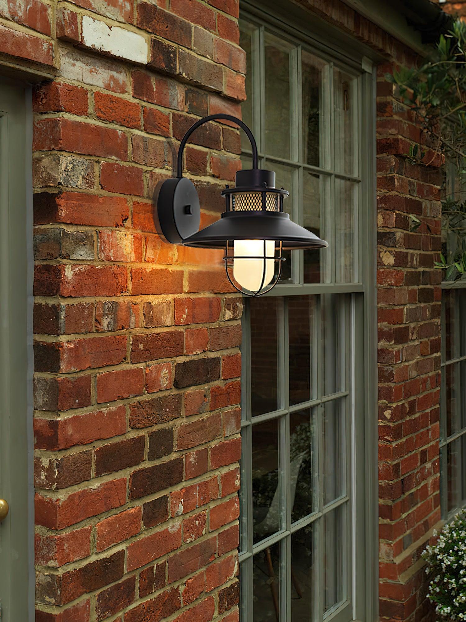 Ceraeion Unique Vintage Glass Outdoor Wall Lamp - Letslighting