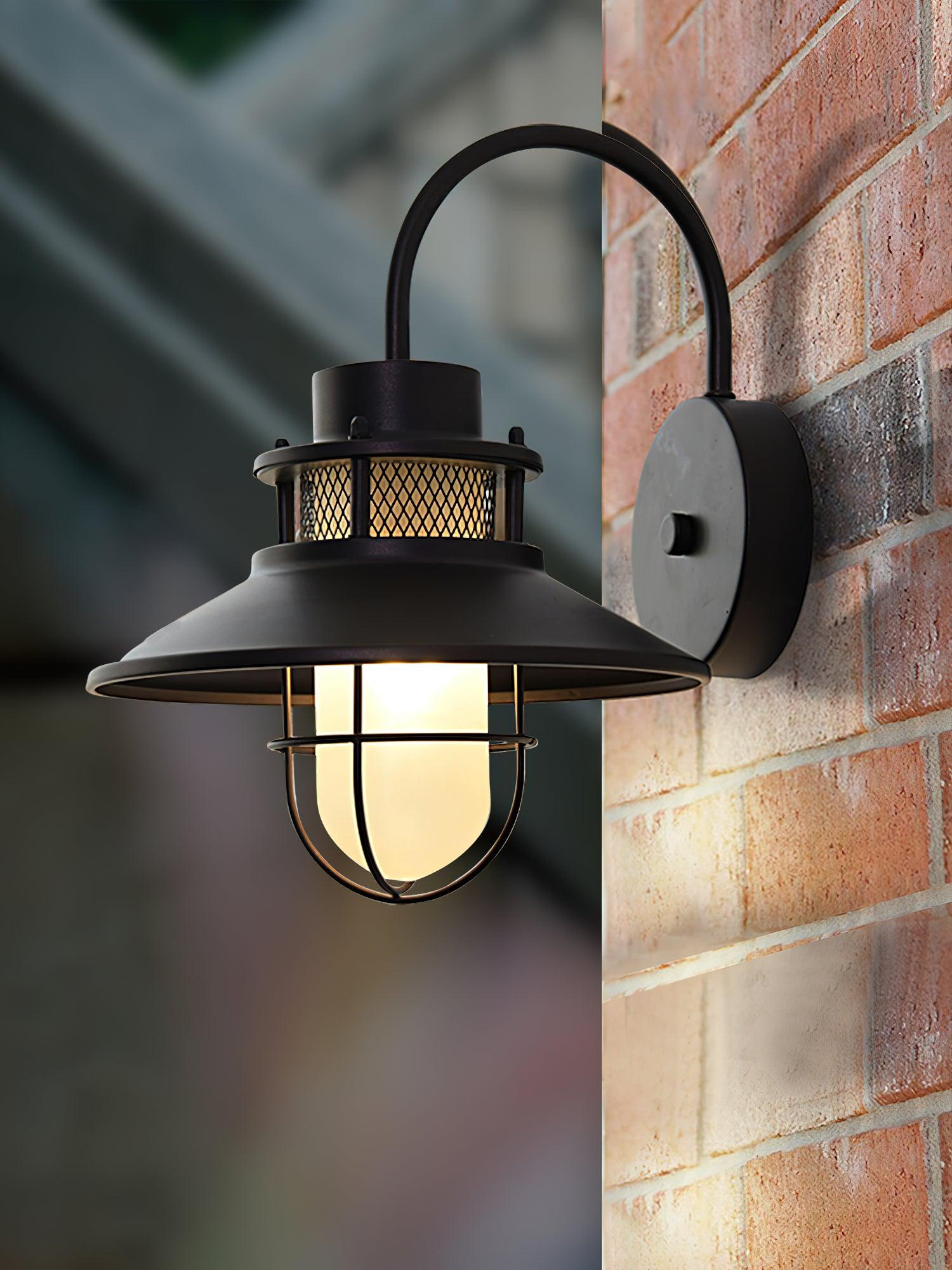 Ceraeion Unique Vintage Glass Outdoor Wall Lamp - Letslighting