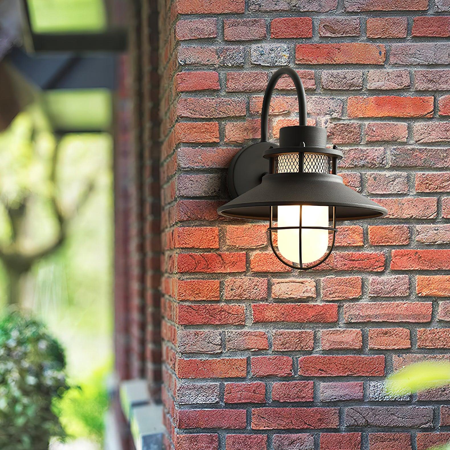 Ceraeion Unique Vintage Glass Outdoor Wall Lamp - Letslighting