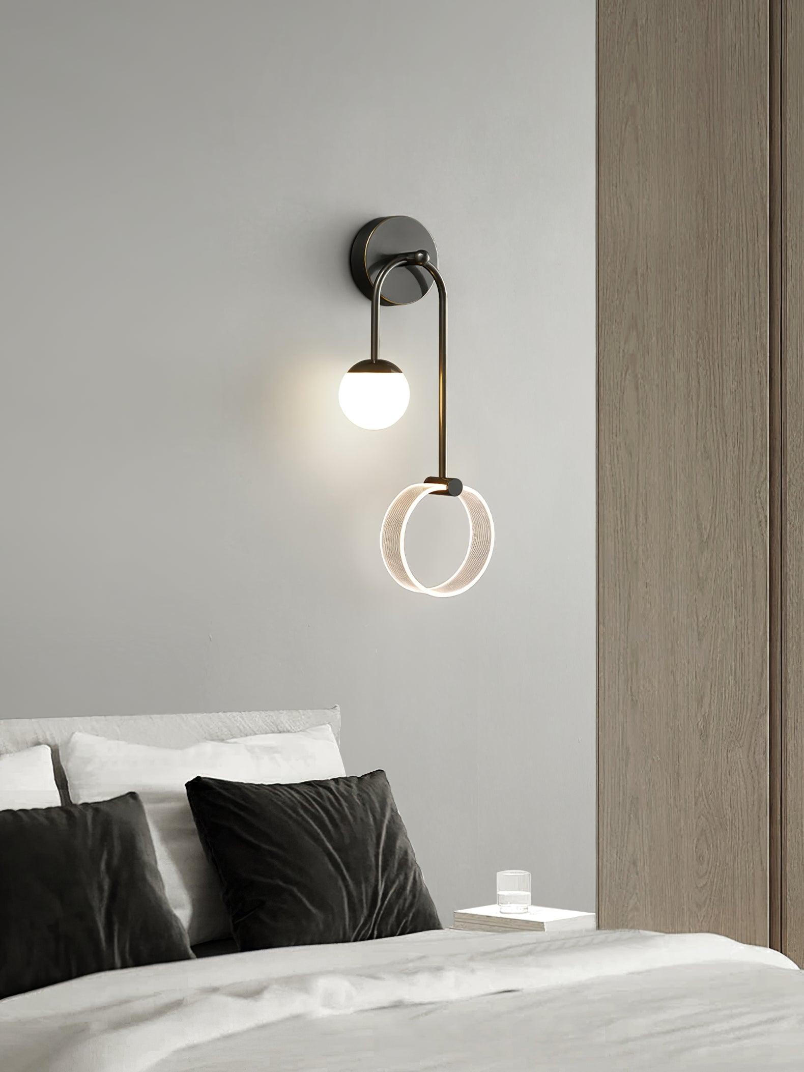 Warren Modern Minimalist LED Brass Wall Light - Letslighting