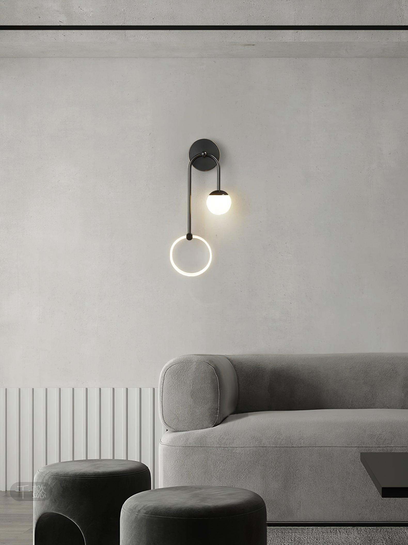 Warren Modern Minimalist LED Brass Wall Light - Letslighting