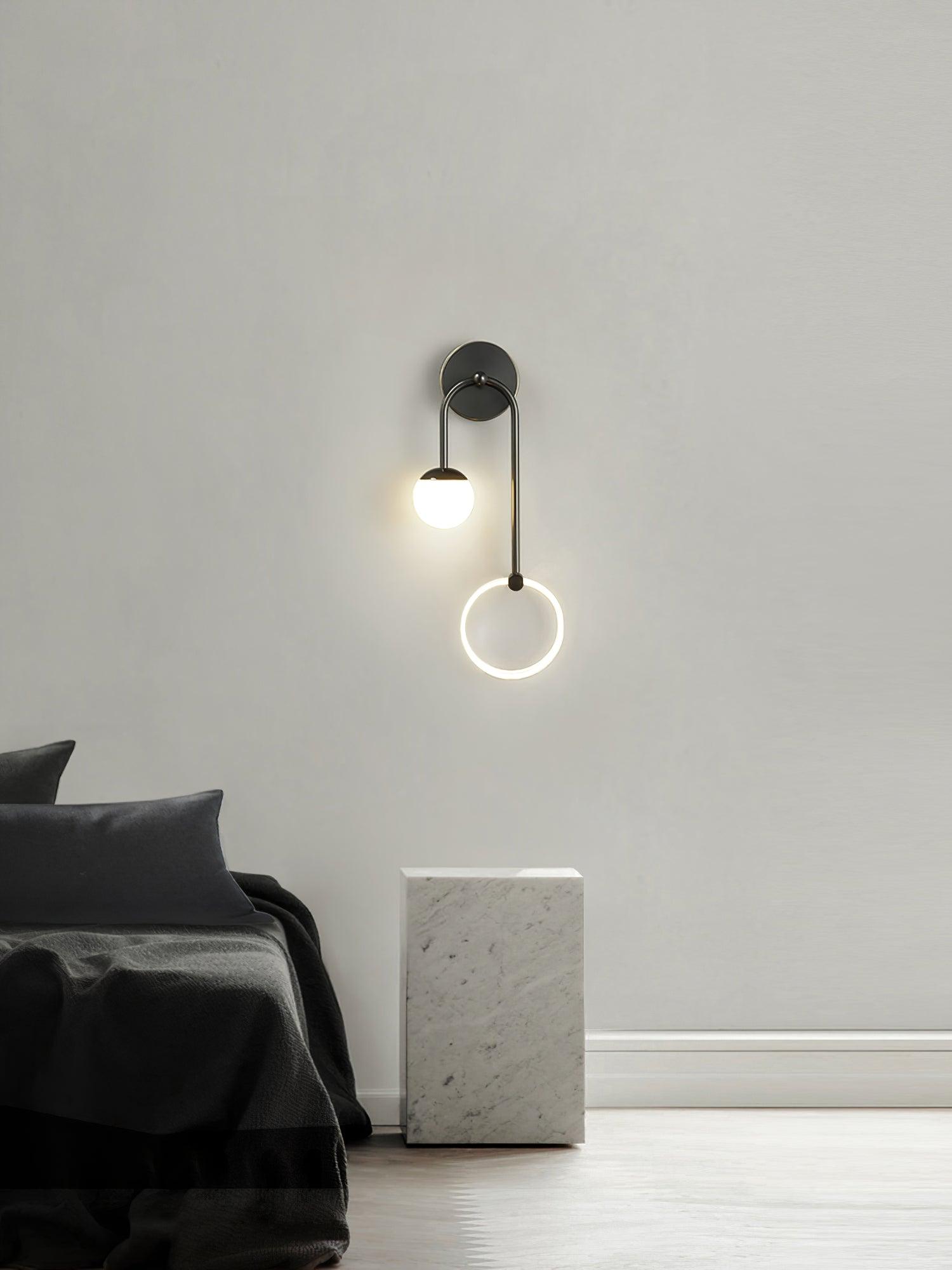Warren Modern Minimalist LED Brass Wall Light - Letslighting