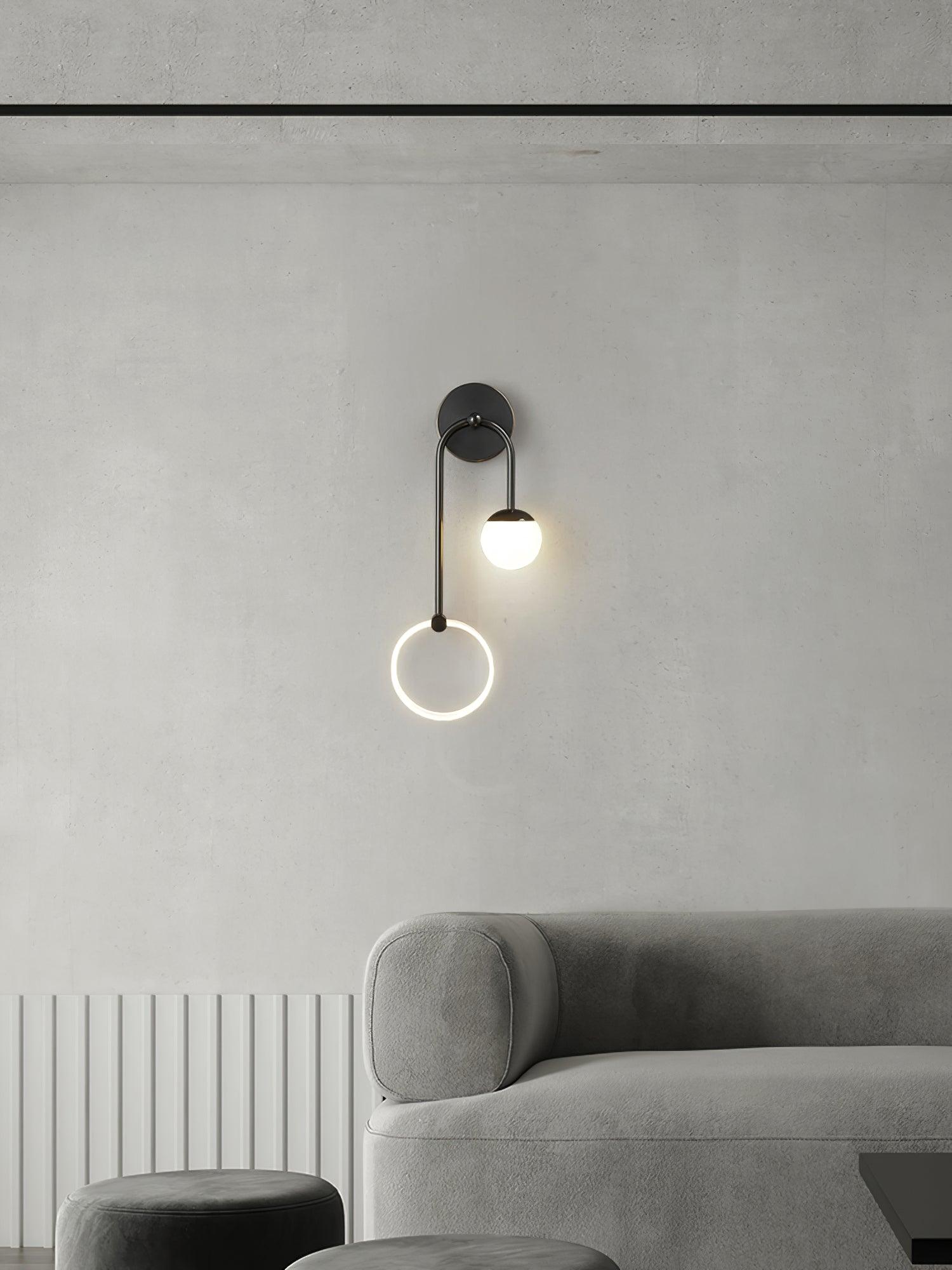 Warren Modern Minimalist LED Brass Wall Light - Letslighting