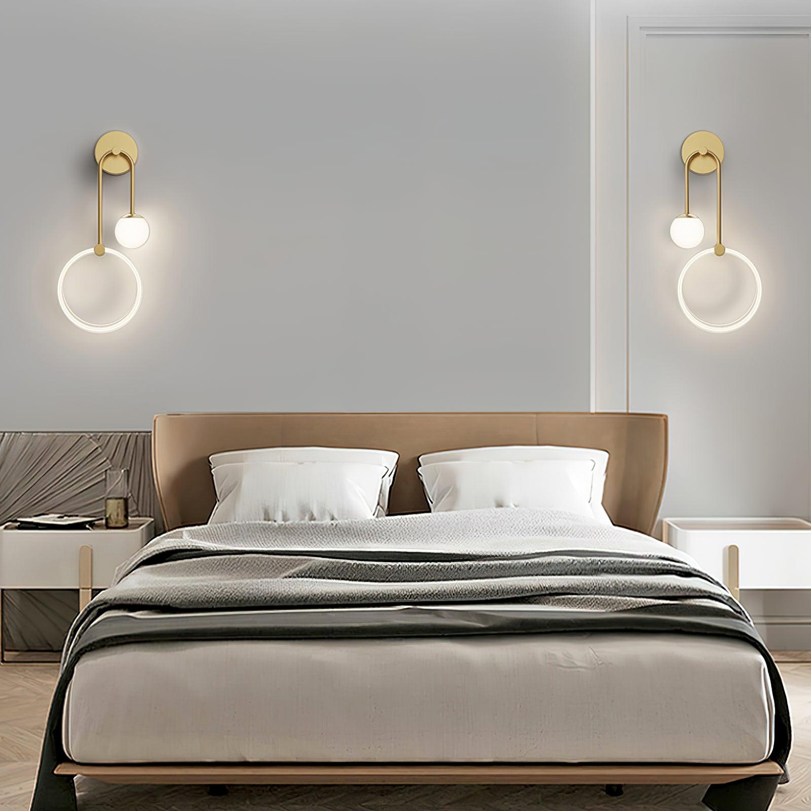 Warren Modern Minimalist LED Brass Wall Light - Letslighting