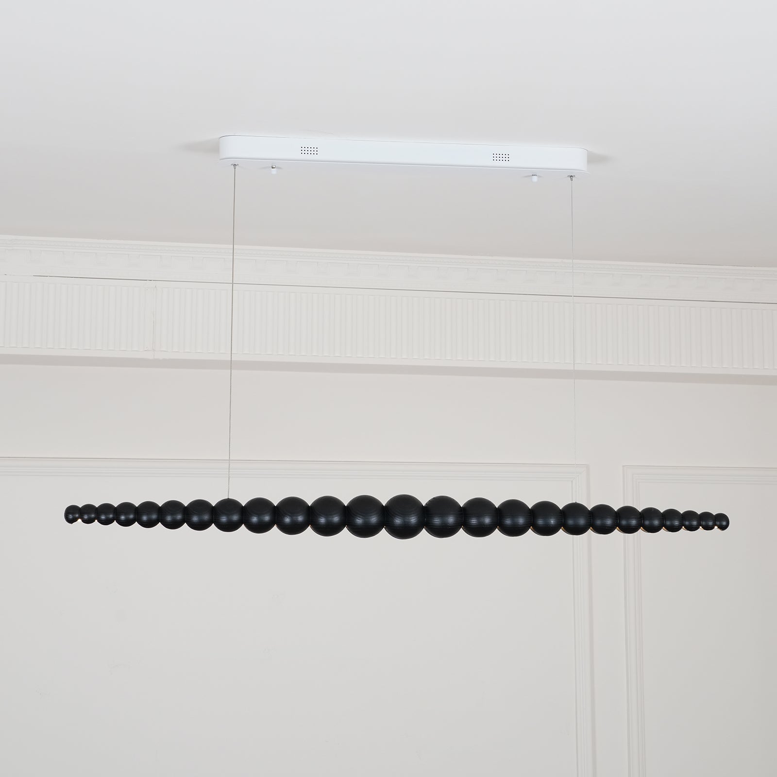 Muto Beaded Wooden Chandelier - Letslighting