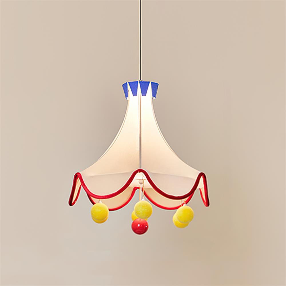 Finaflor Pendant Lamp Scalloped Pom-Pom - Letslighting
