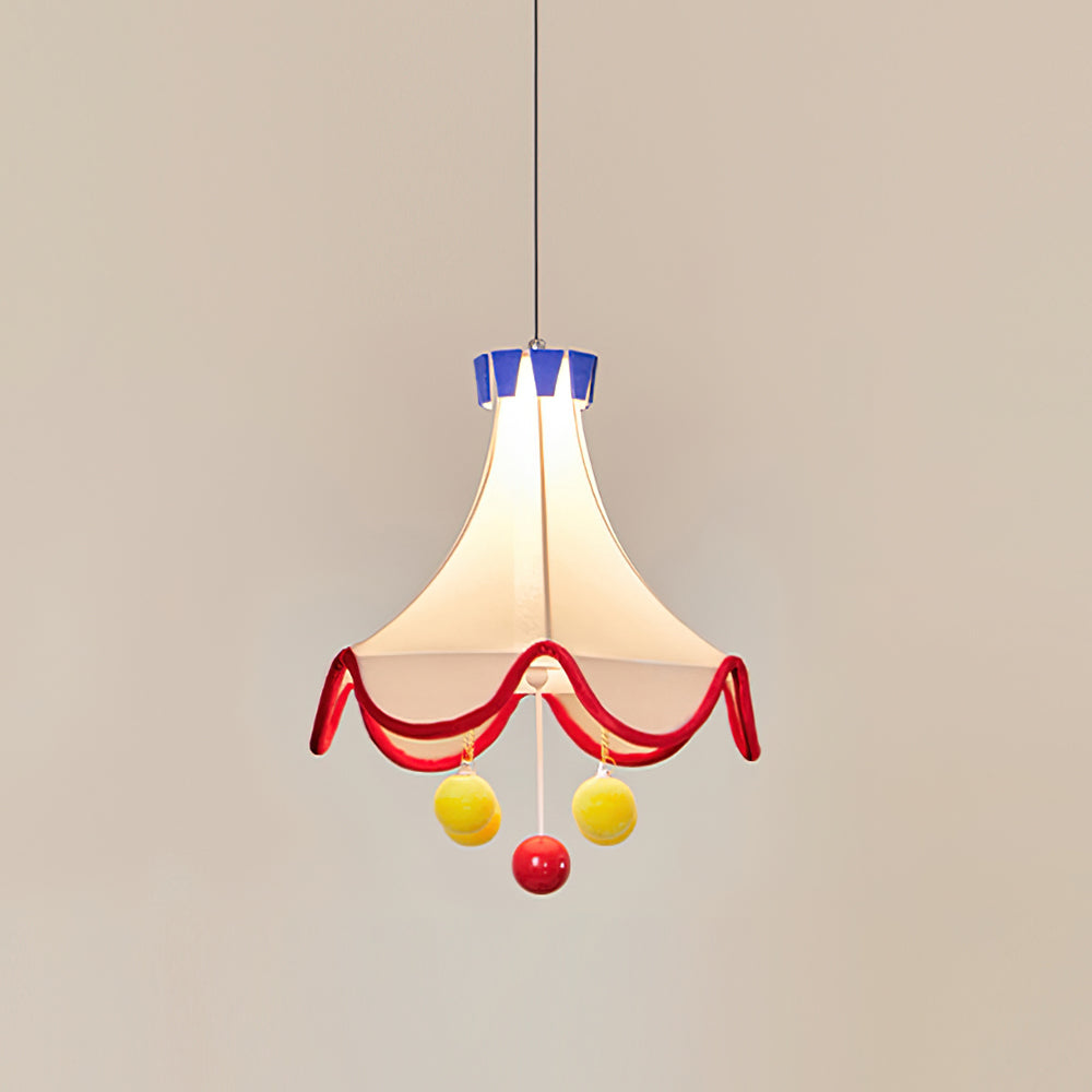 Finaflor Pendant Lamp Scalloped Pom-Pom - Letslighting