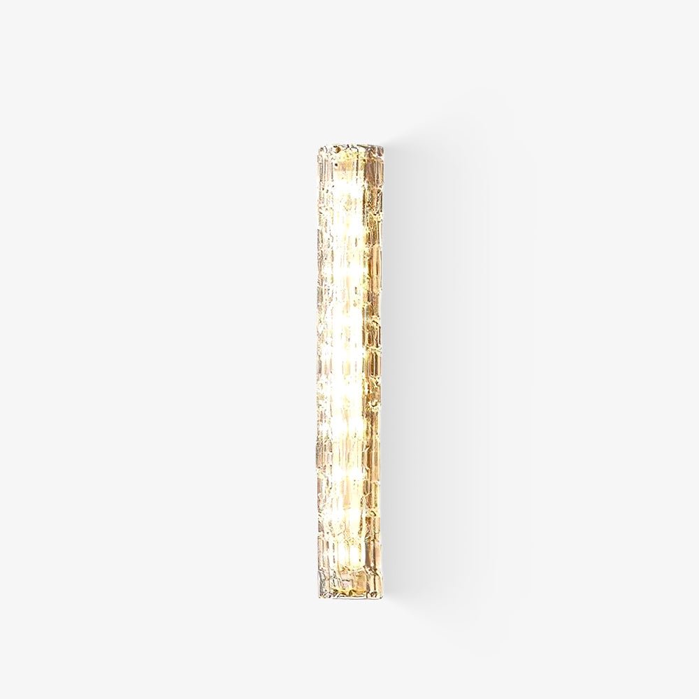 Lumix Brass Glass Glam Wall Lamp - Letslighting