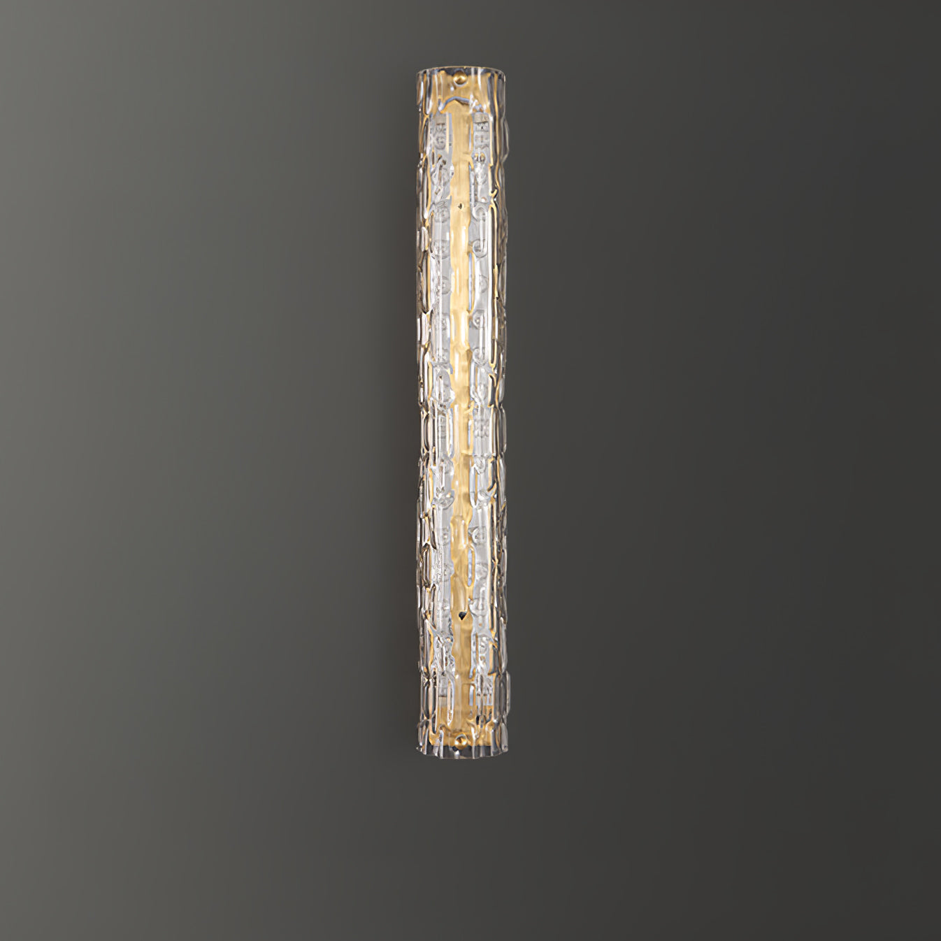 Lumix Brass Glass Glam Wall Lamp - Letslighting