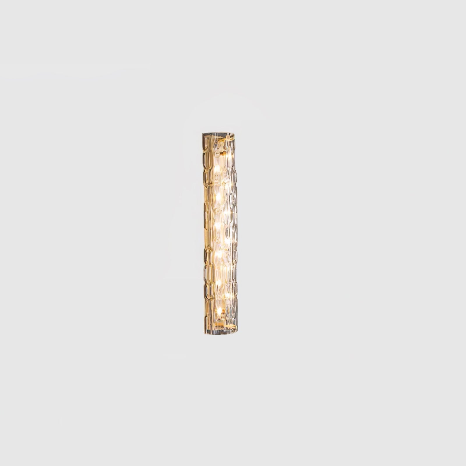 Lumix Brass Glass Glam Wall Lamp - Letslighting