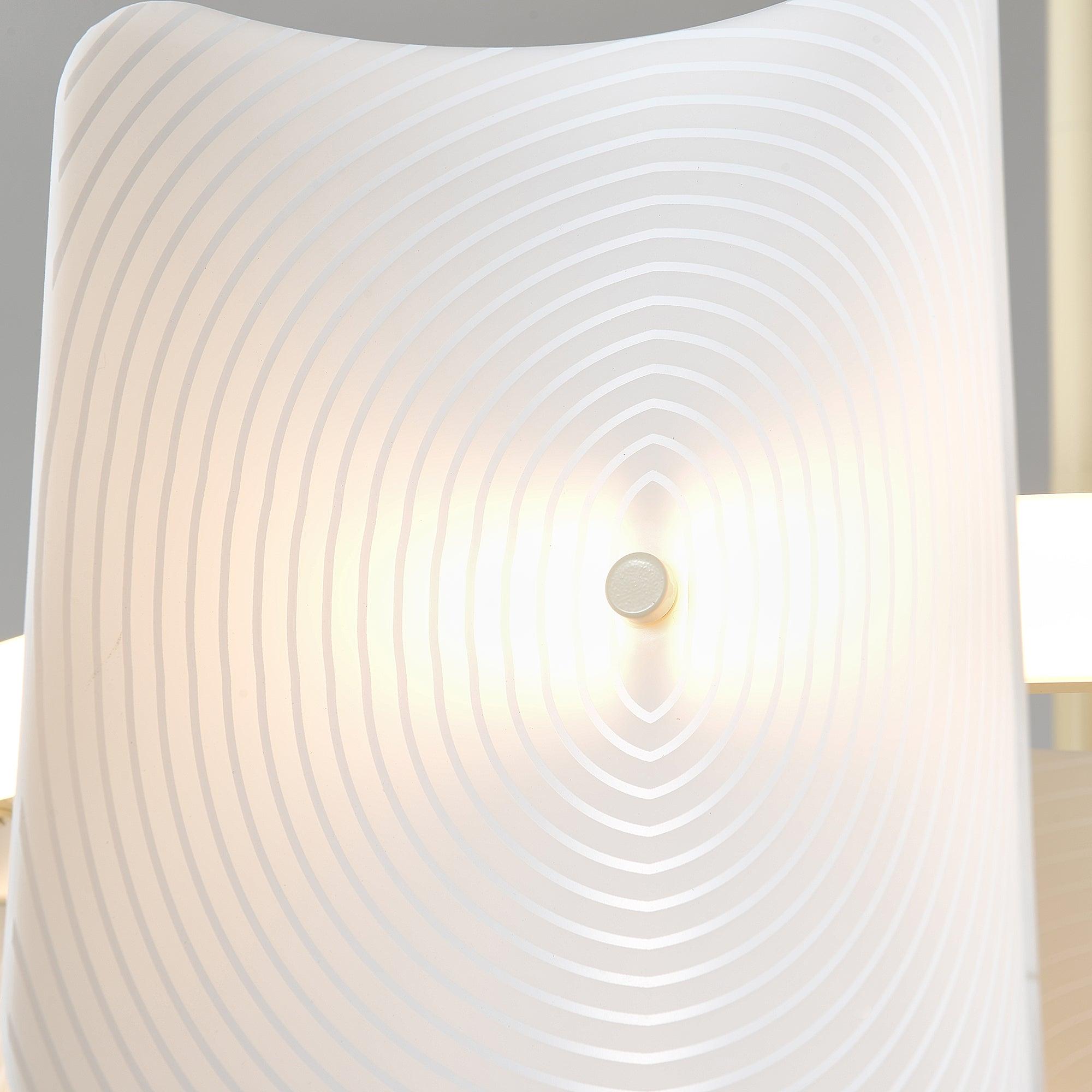 Fingerprint Chandelier Acrylic Panel Concentric - Letslighting