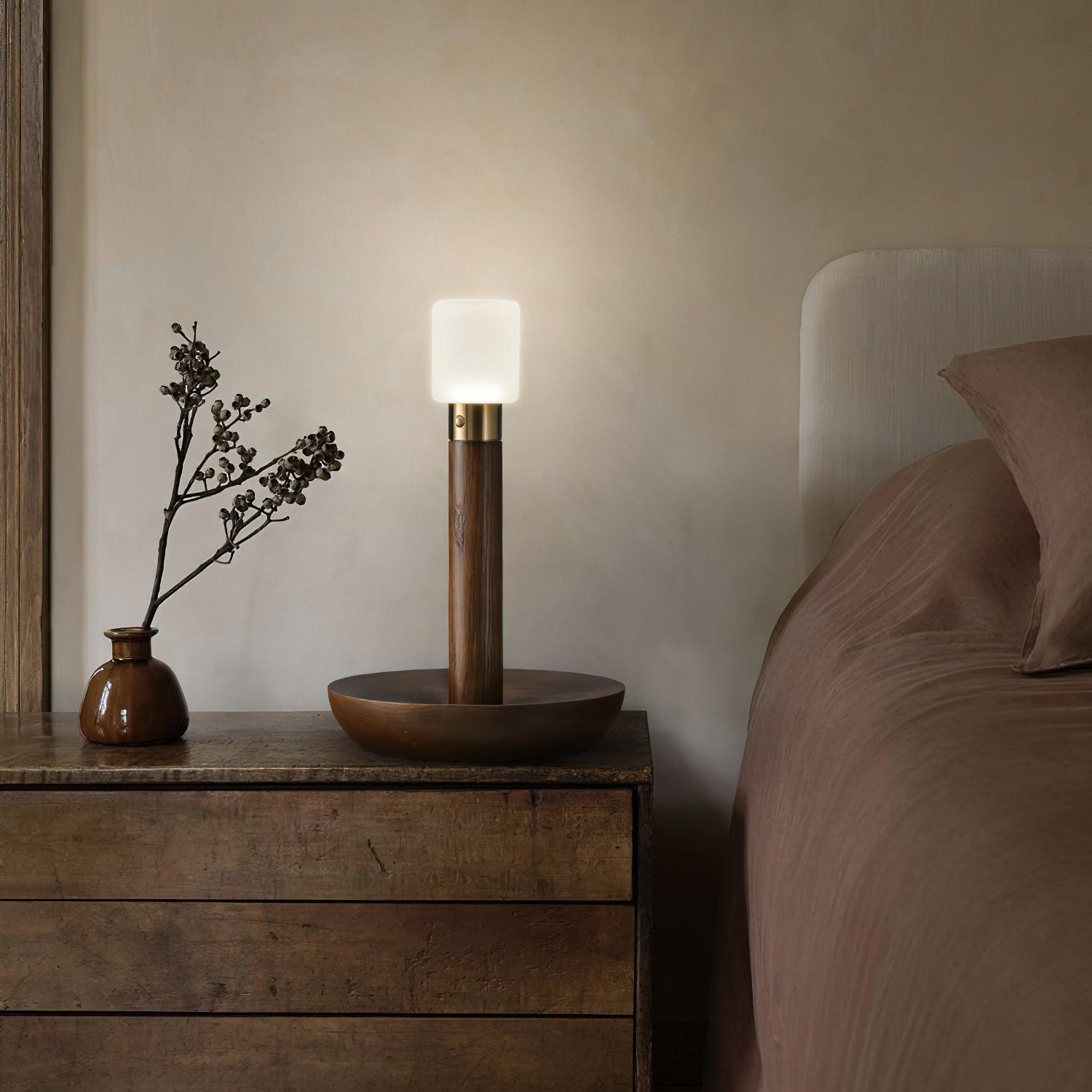 Lumaice Wood Minimalist Table Lamp - Letslighting