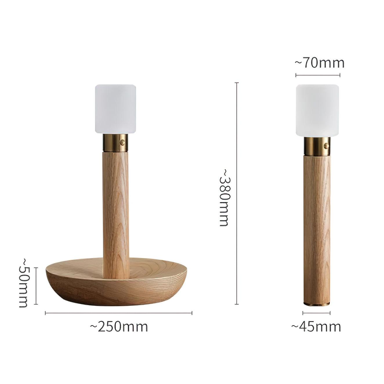 Lumaice Wood Minimalist Table Lamp - Letslighting