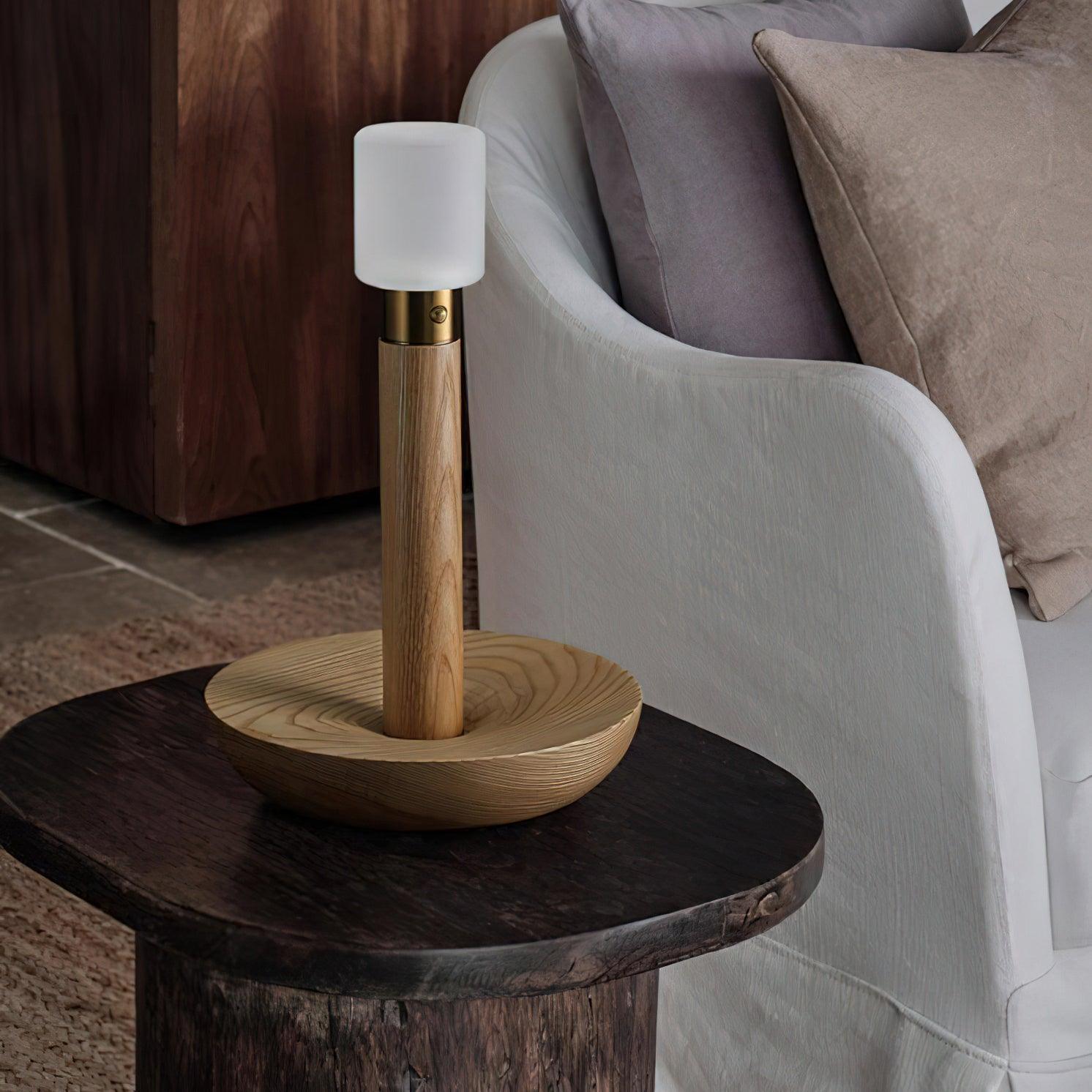 Lumaice Wood Minimalist Table Lamp - Letslighting