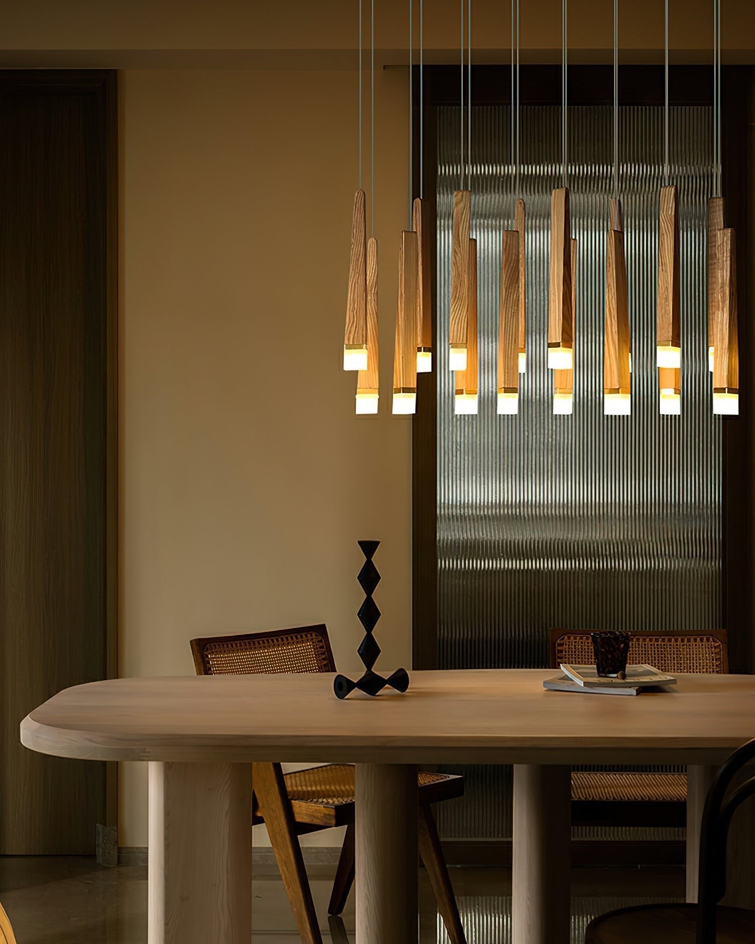 Armarila Firewood Stick Wood Chandelier - Letslighting