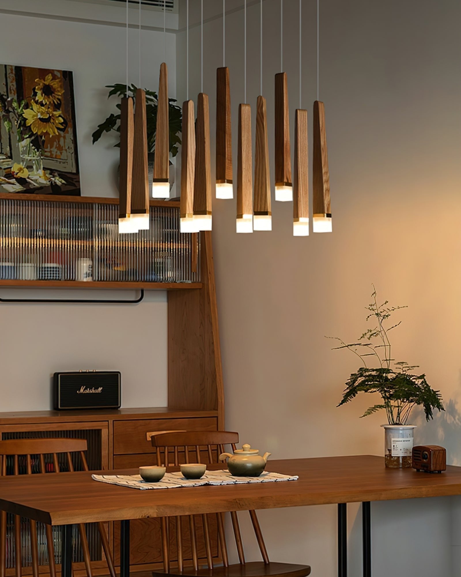 Armarila Firewood Stick Wood Chandelier - Letslighting