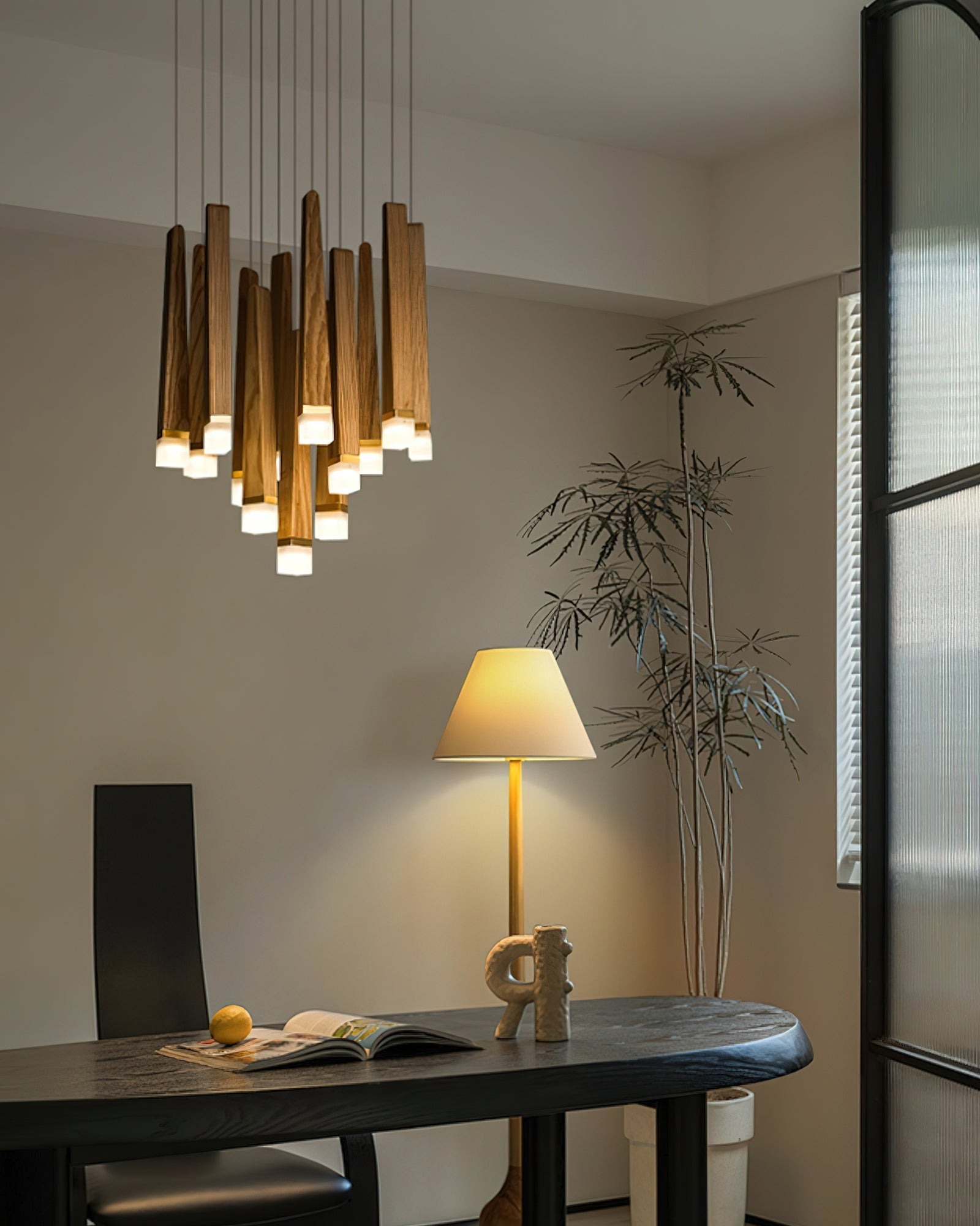 Armarila Firewood Stick Wood Chandelier - Letslighting