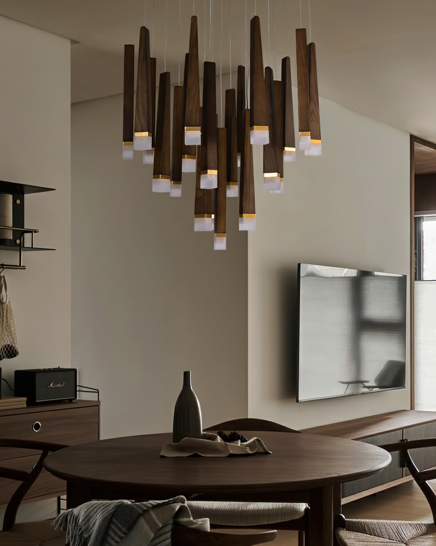 Armarila Firewood Stick Wood Chandelier - Letslighting