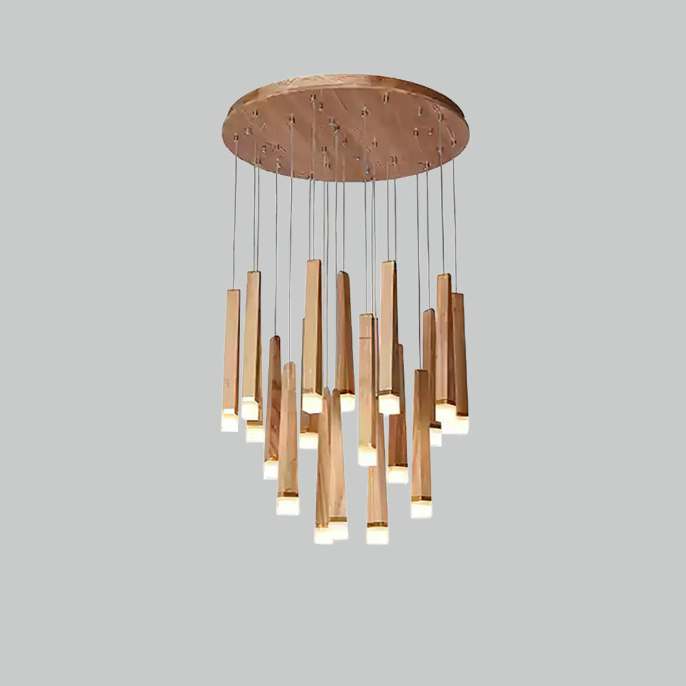 Armarila Firewood Stick Wood Chandelier - Letslighting