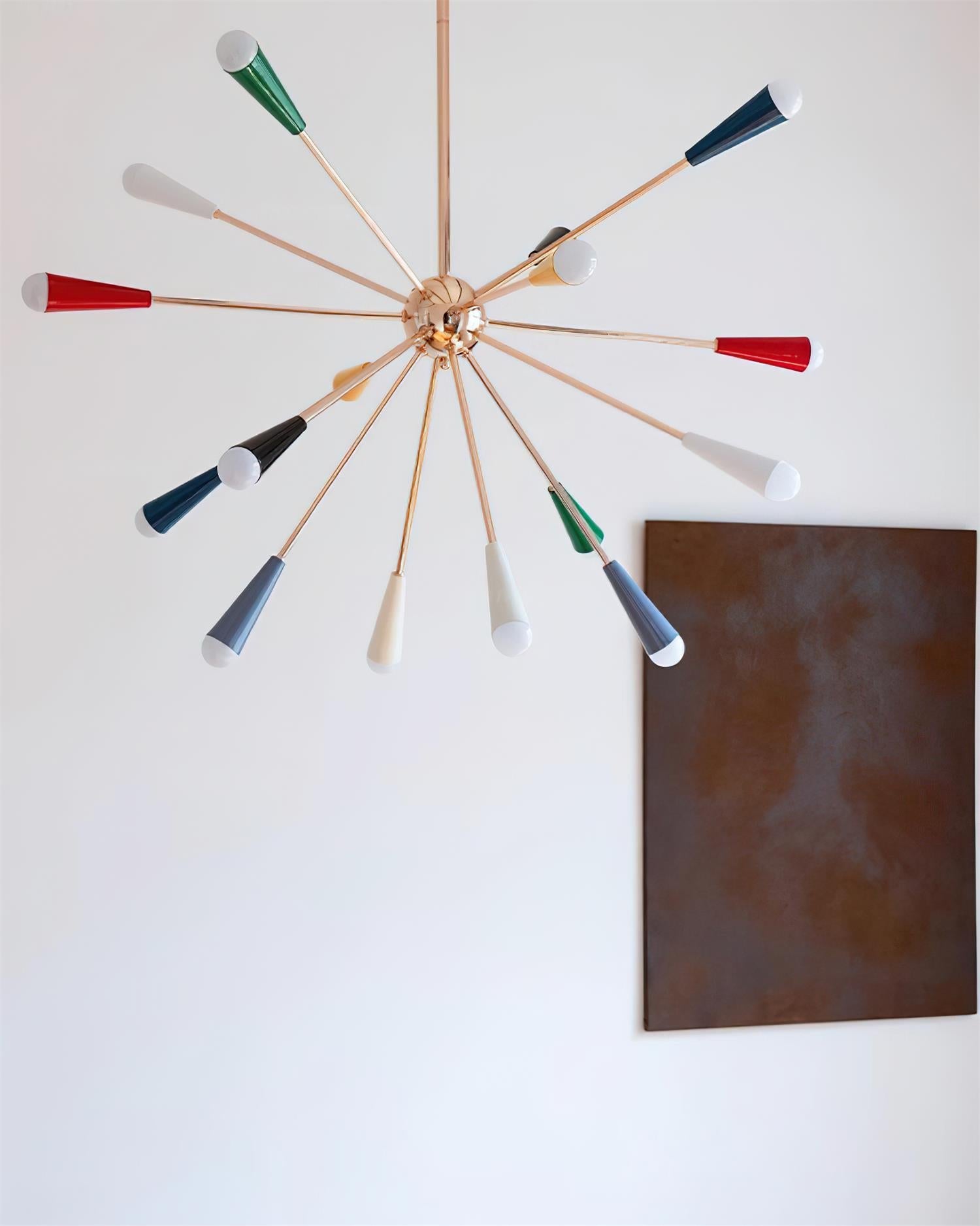 Fireworks Chandelier Colorful Cone Burst - Letslighting