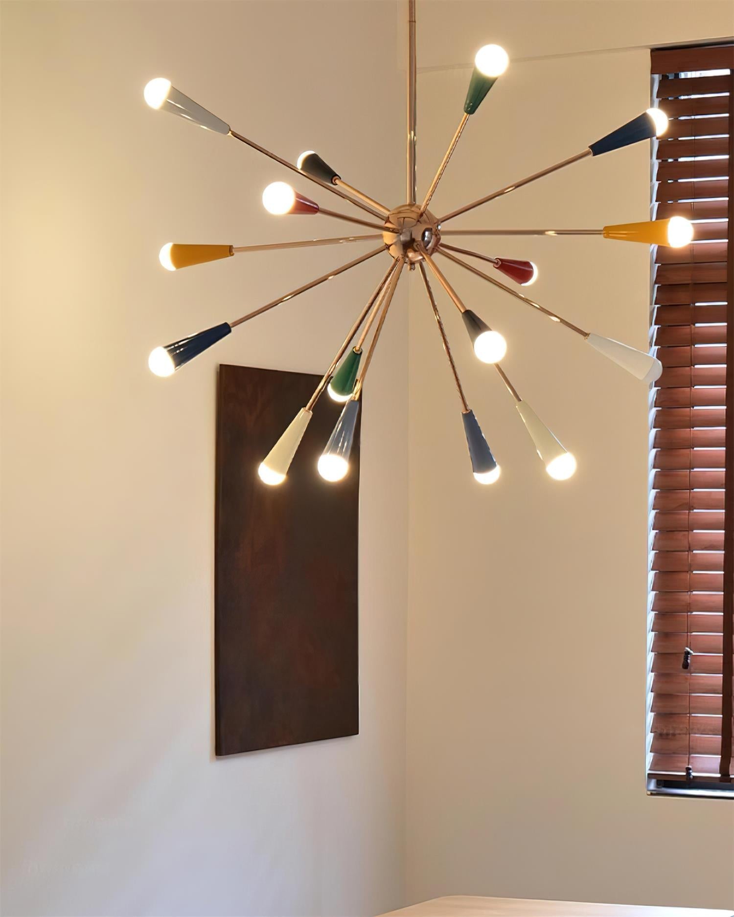 Fireworks Chandelier Colorful Cone Burst - Letslighting