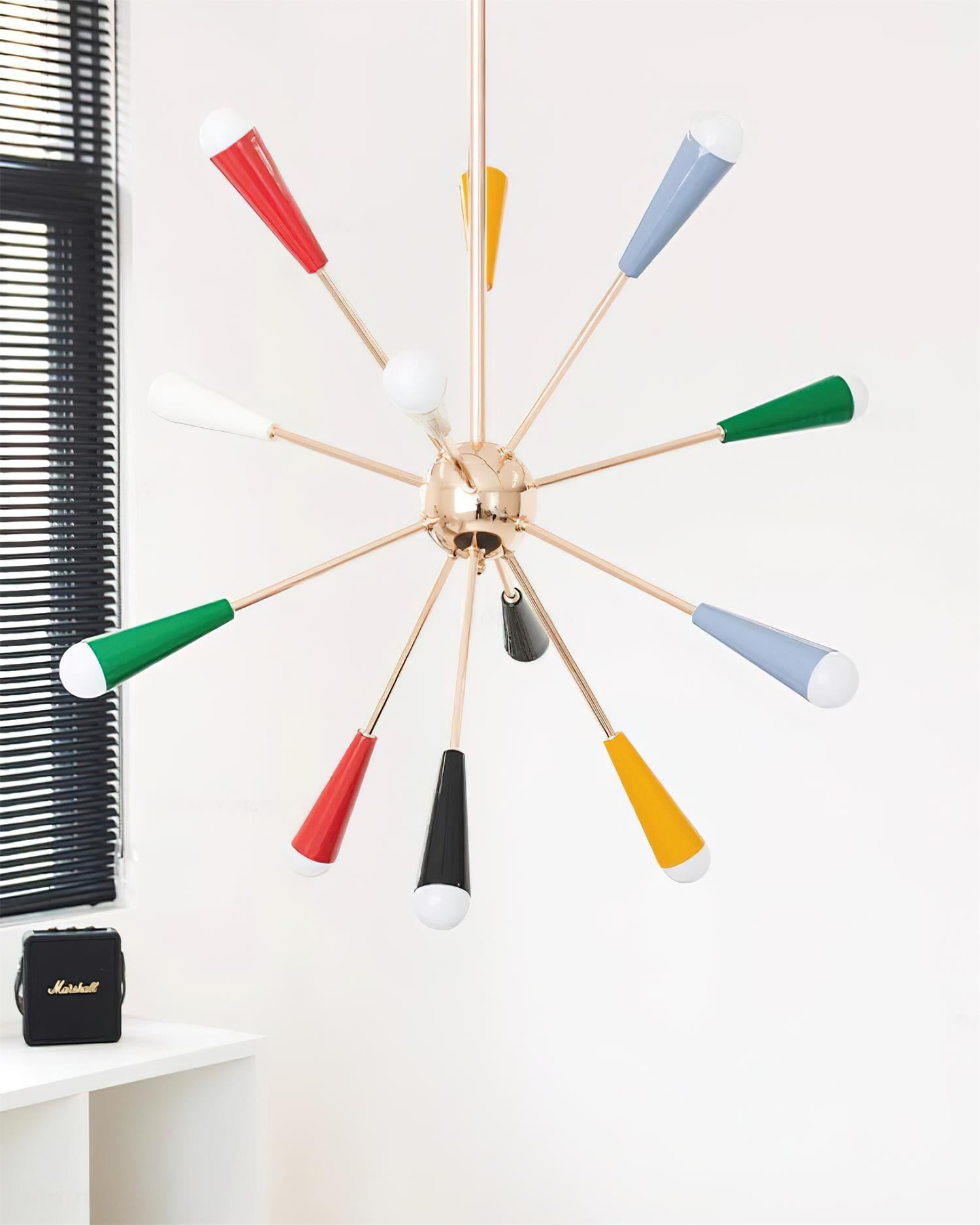 Fireworks Chandelier Colorful Cone Burst - Letslighting