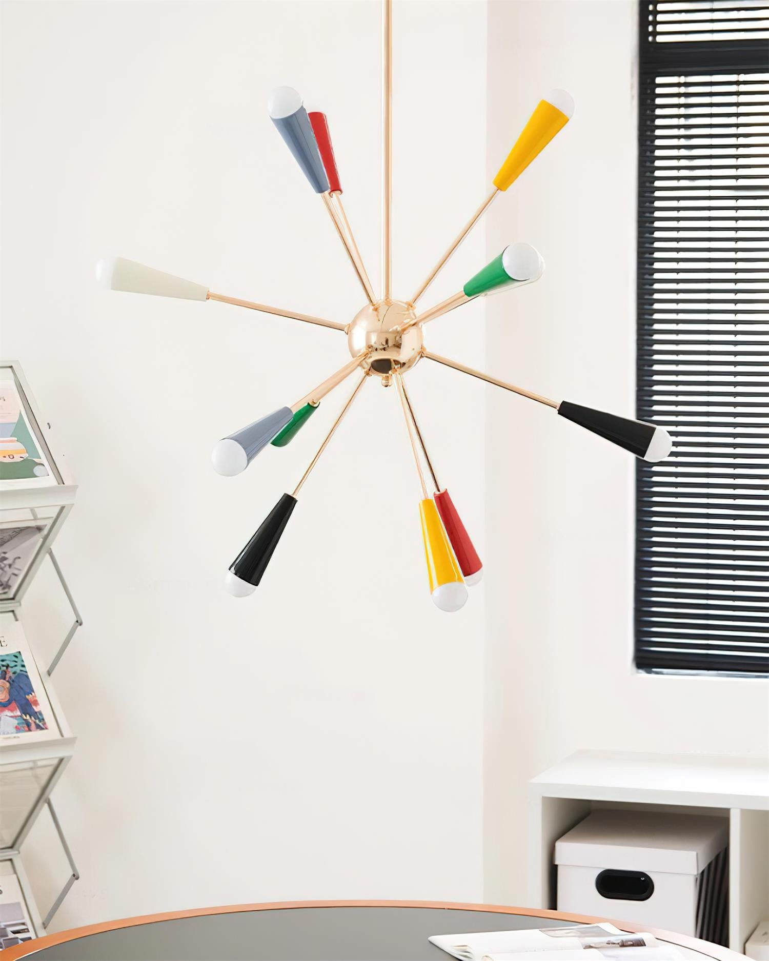 Fireworks Chandelier Colorful Cone Burst - Letslighting
