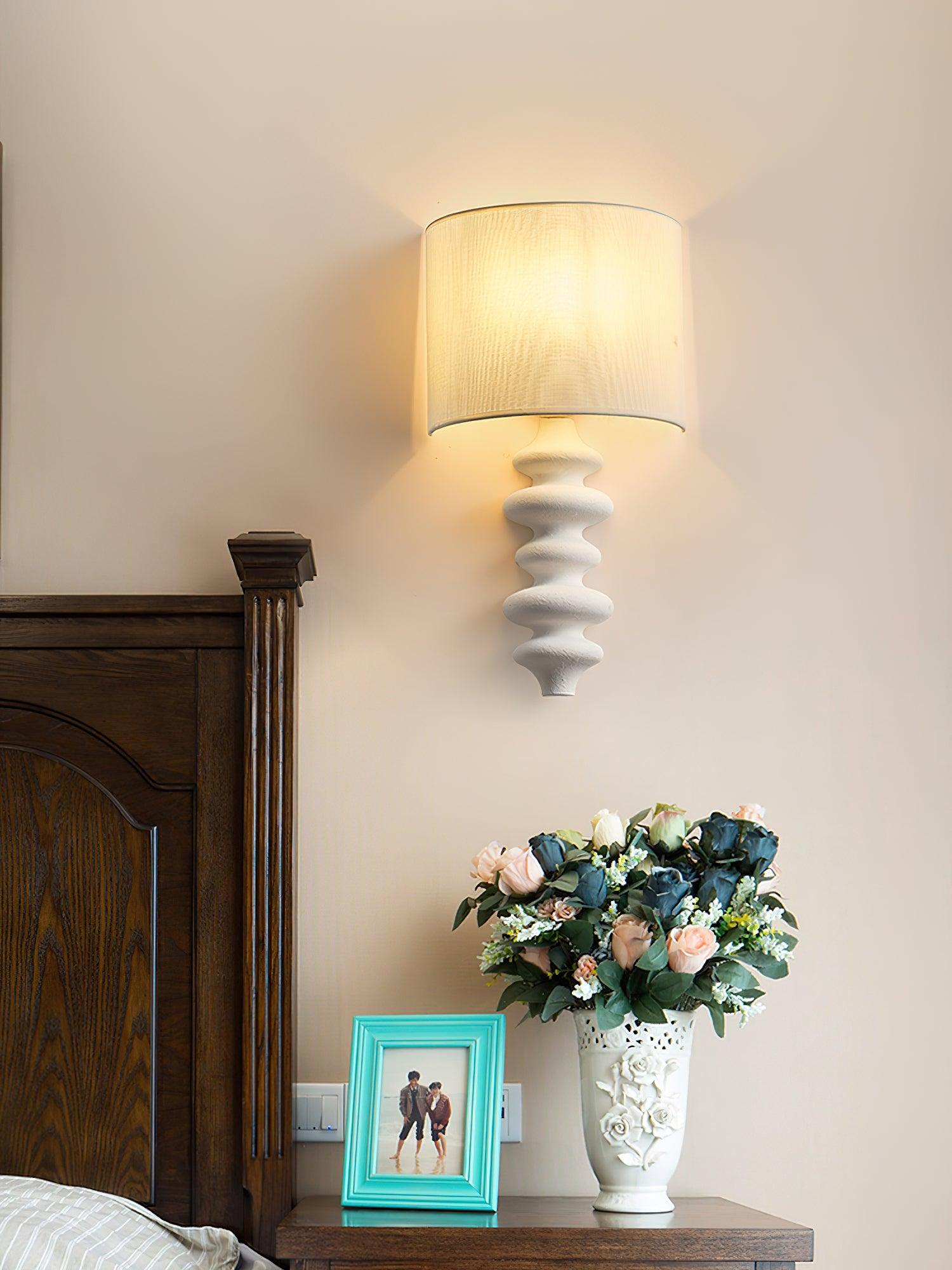 Zovarion Nordic Art Fabric Sconce Wall lamp - Letslighting