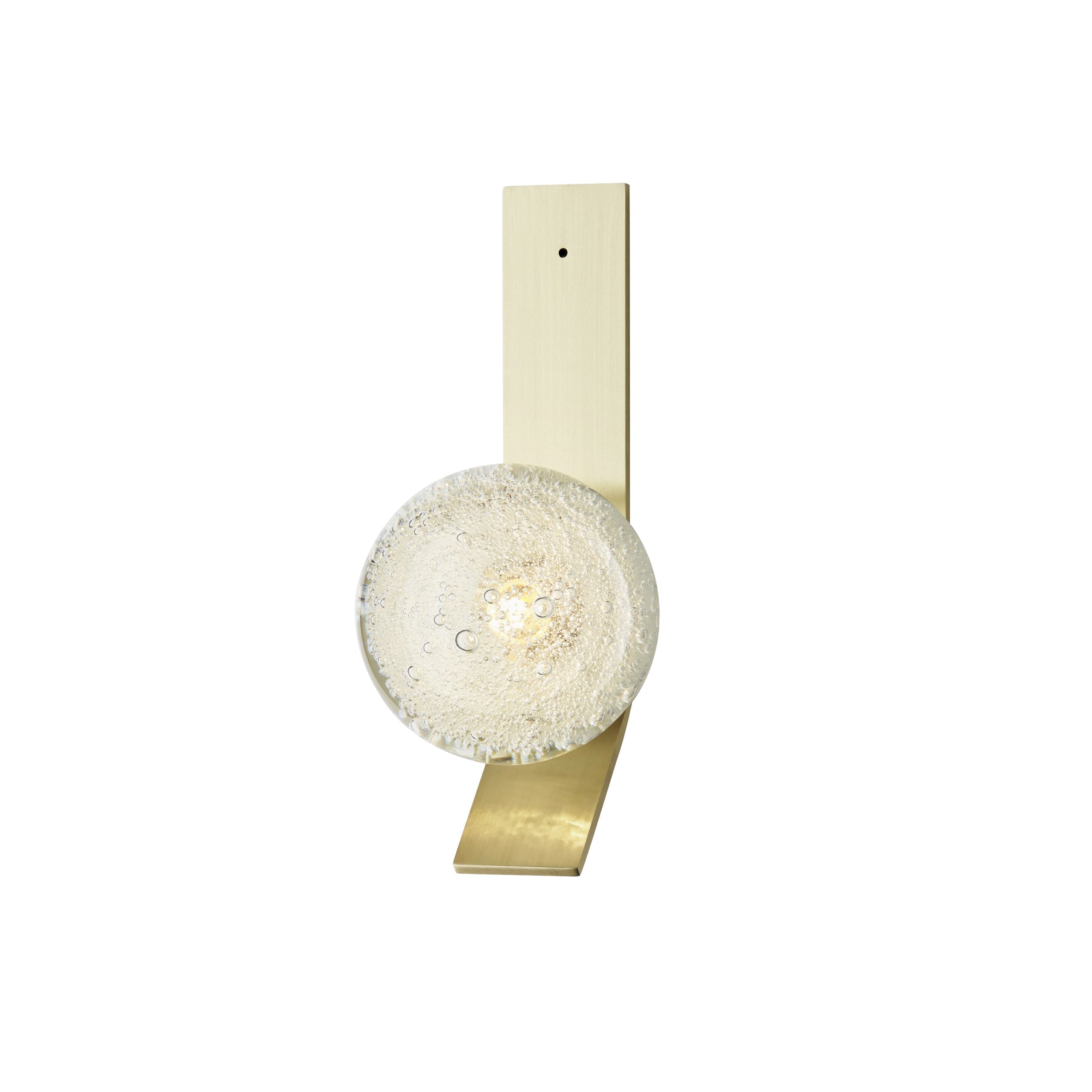 Fizi Modern Minimalist Copper Glass Wall Lamp - Letslighting