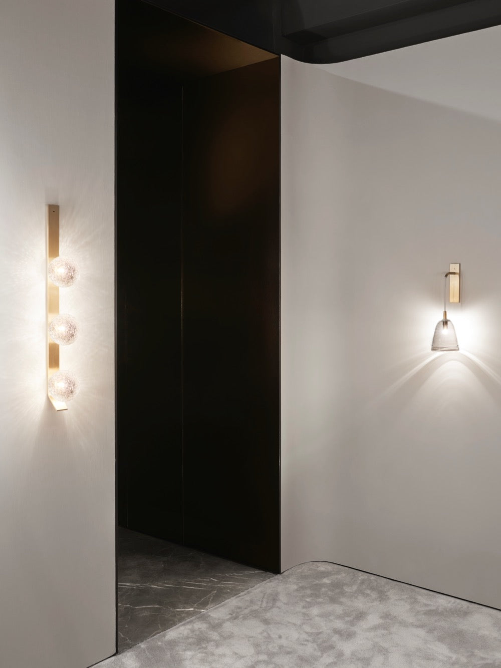 Fizi Modern Minimalist Copper Glass Wall Lamp - Letslighting