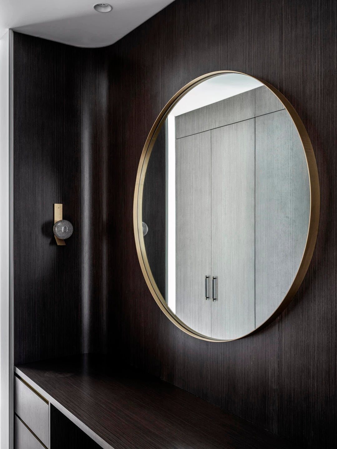 Fizi Modern Minimalist Copper Glass Wall Lamp - Letslighting
