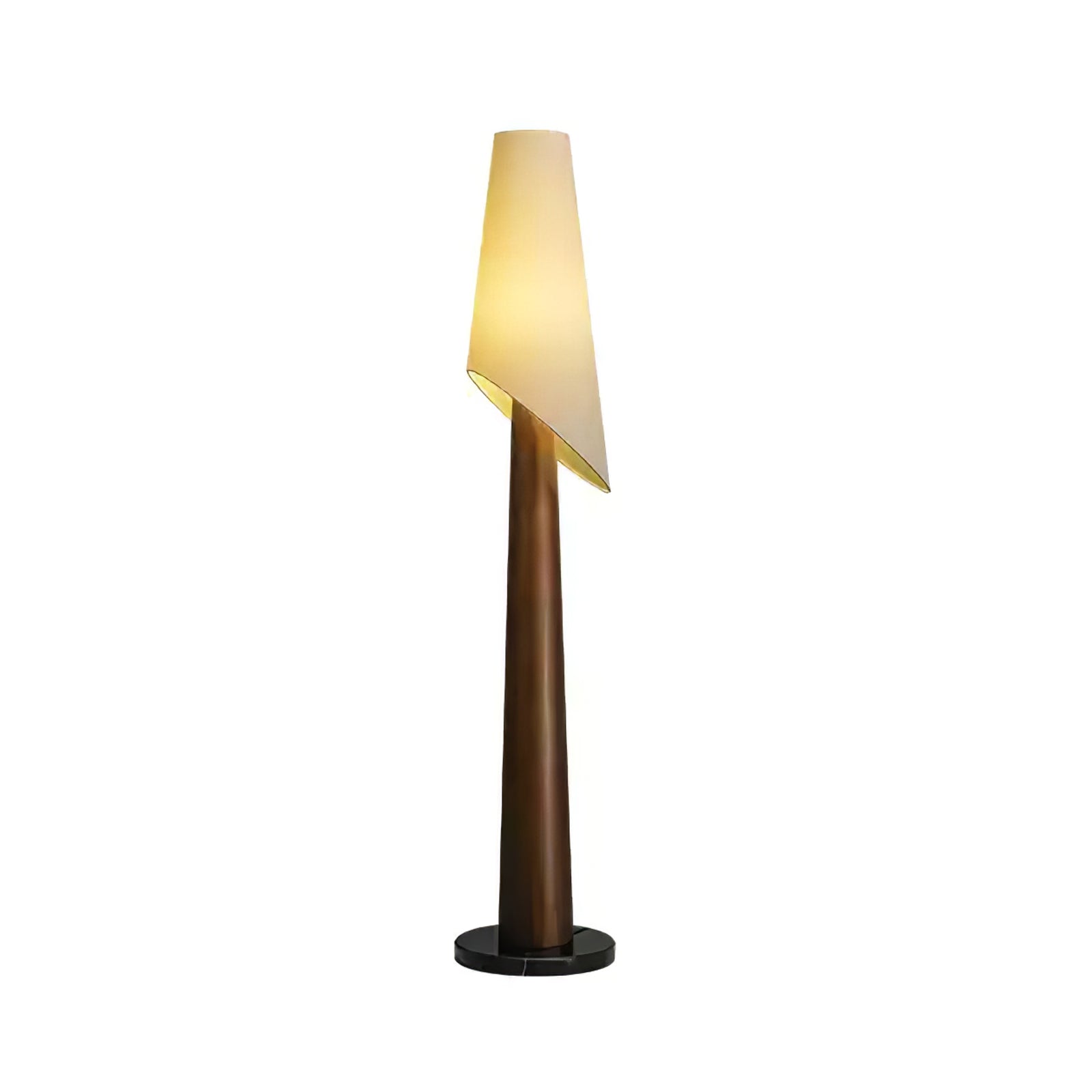 Kova Wood Marble Floor Lamp - Letslighting