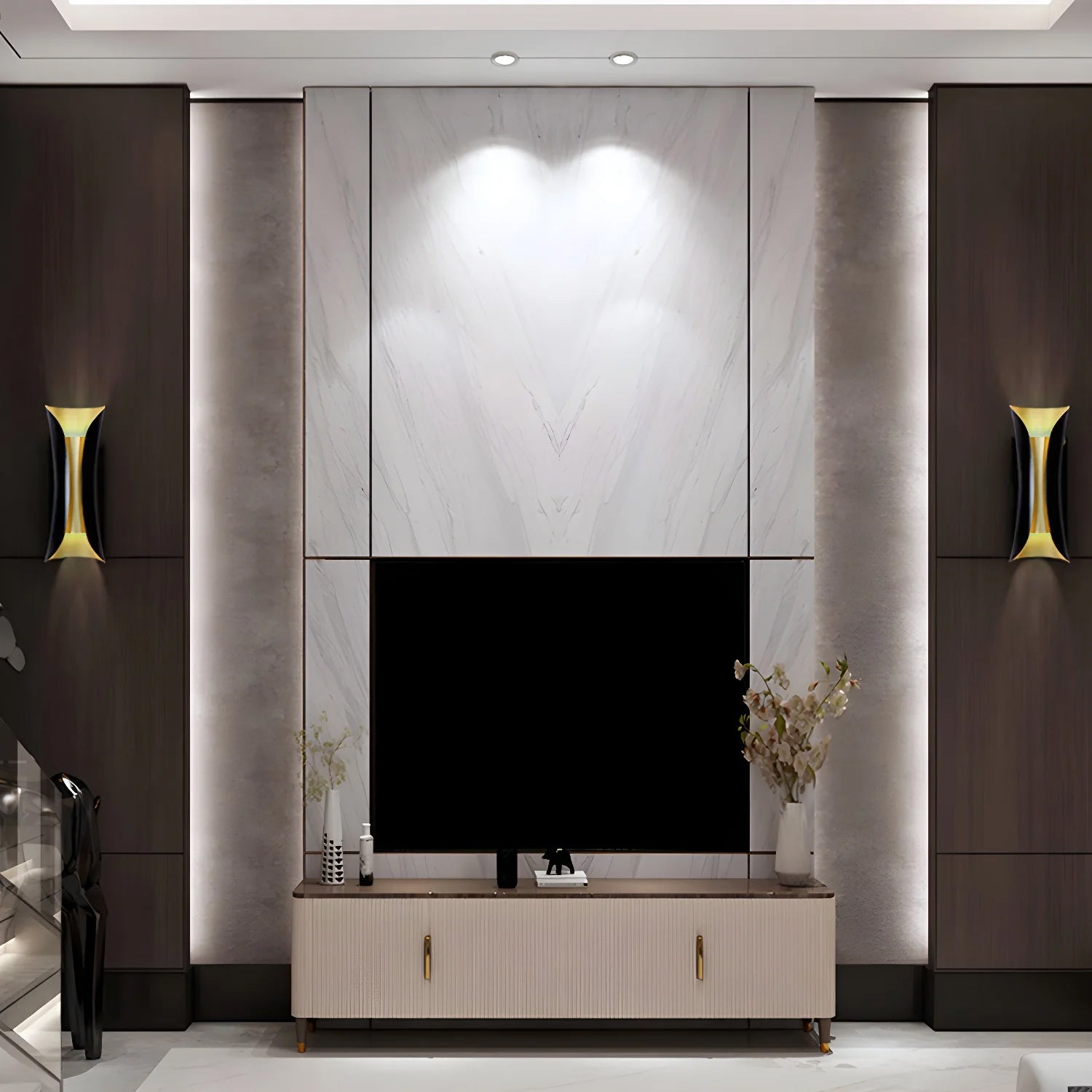 Humphrey Elegance Flame Art Sconce Wall lamp - Letslighting