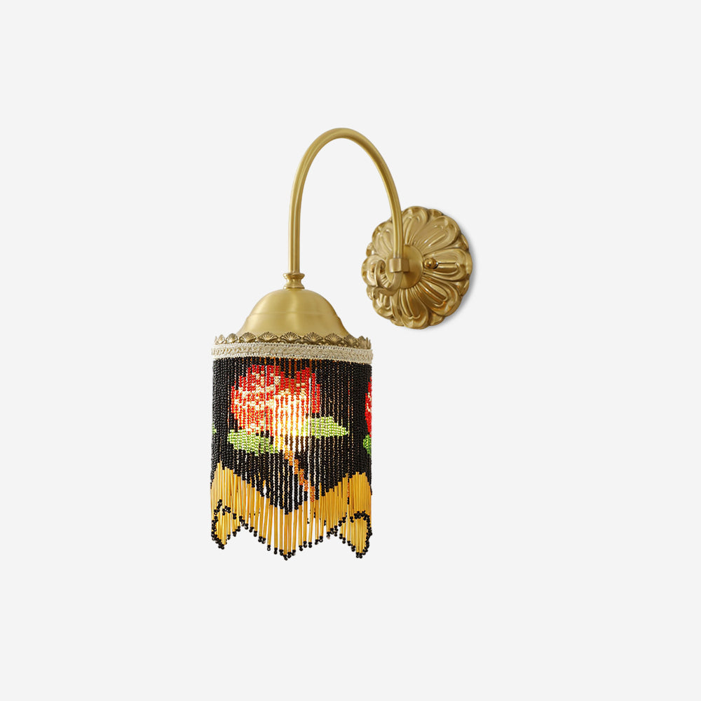Flamenco Vintage Beaded Wall Lamp - Letslighting